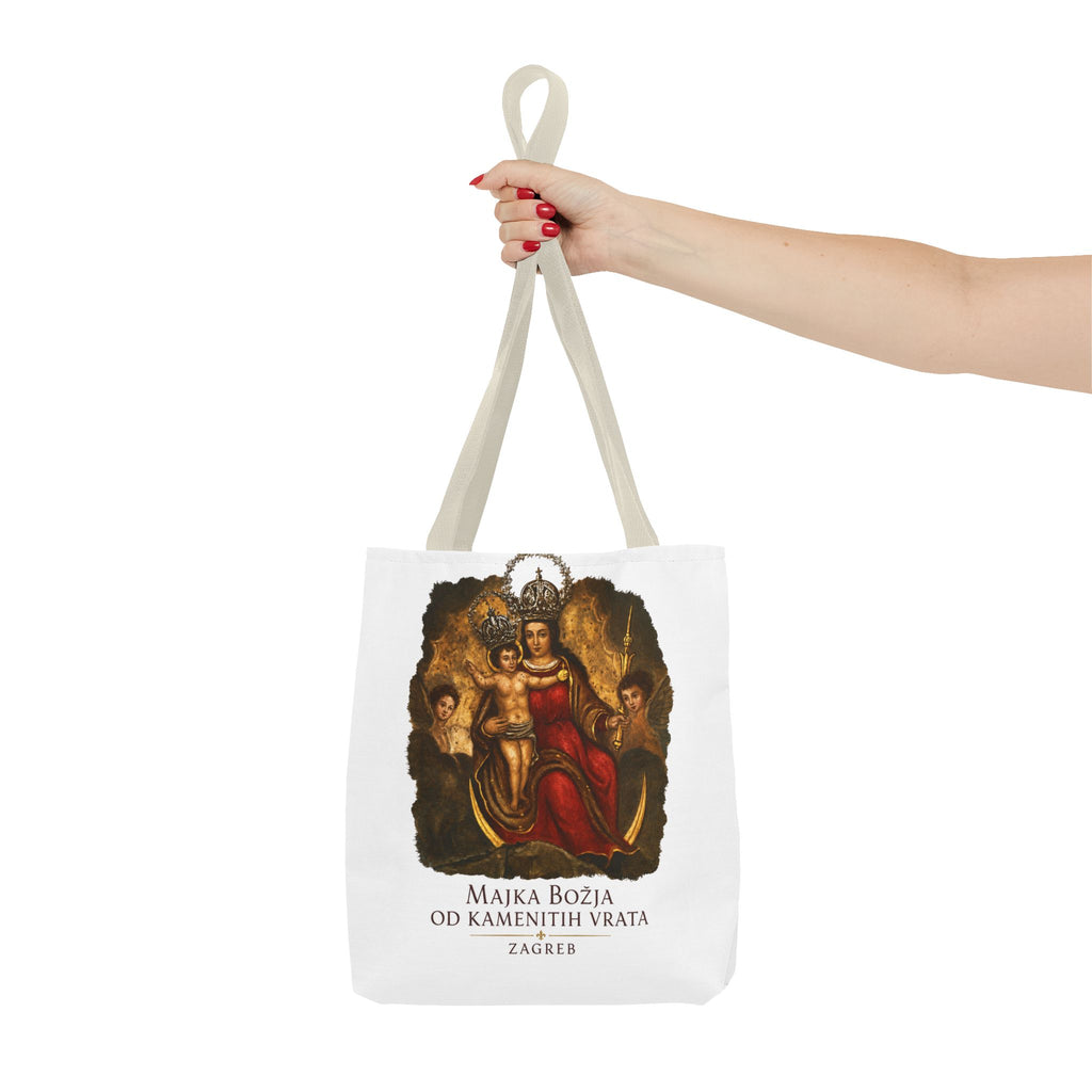 Madonna and Child Tote Bag — 'Majka Božja od Kamenitih Vrata' Zagreb Religious Art Tote