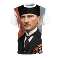 Atatürk Portrait Tee – Turkish Flag Fullprint Cut & Sew Shirt