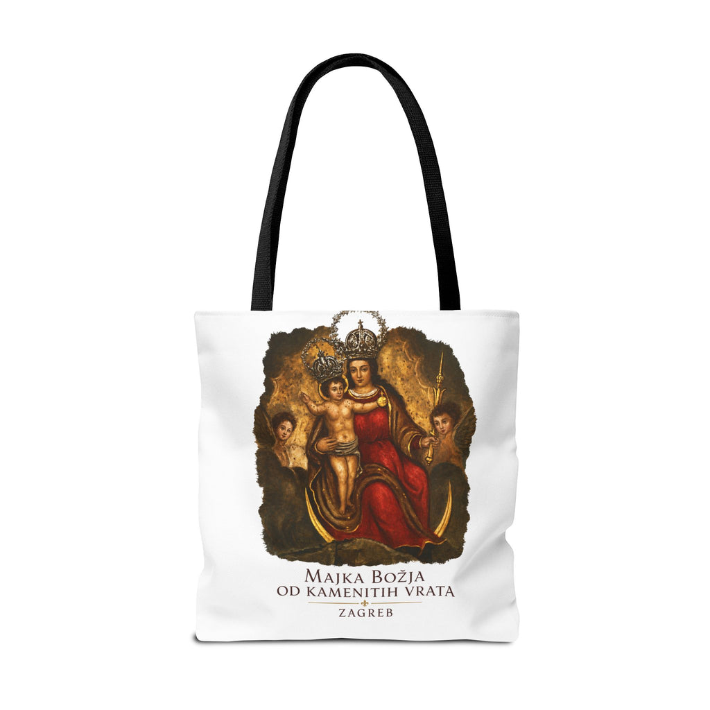 Madonna and Child Tote Bag — 'Majka Božja od Kamenitih Vrata' Zagreb Religious Art Tote