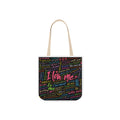 Tote Bag — "I Love Me" Multilingual Self-Love Canvas Tote