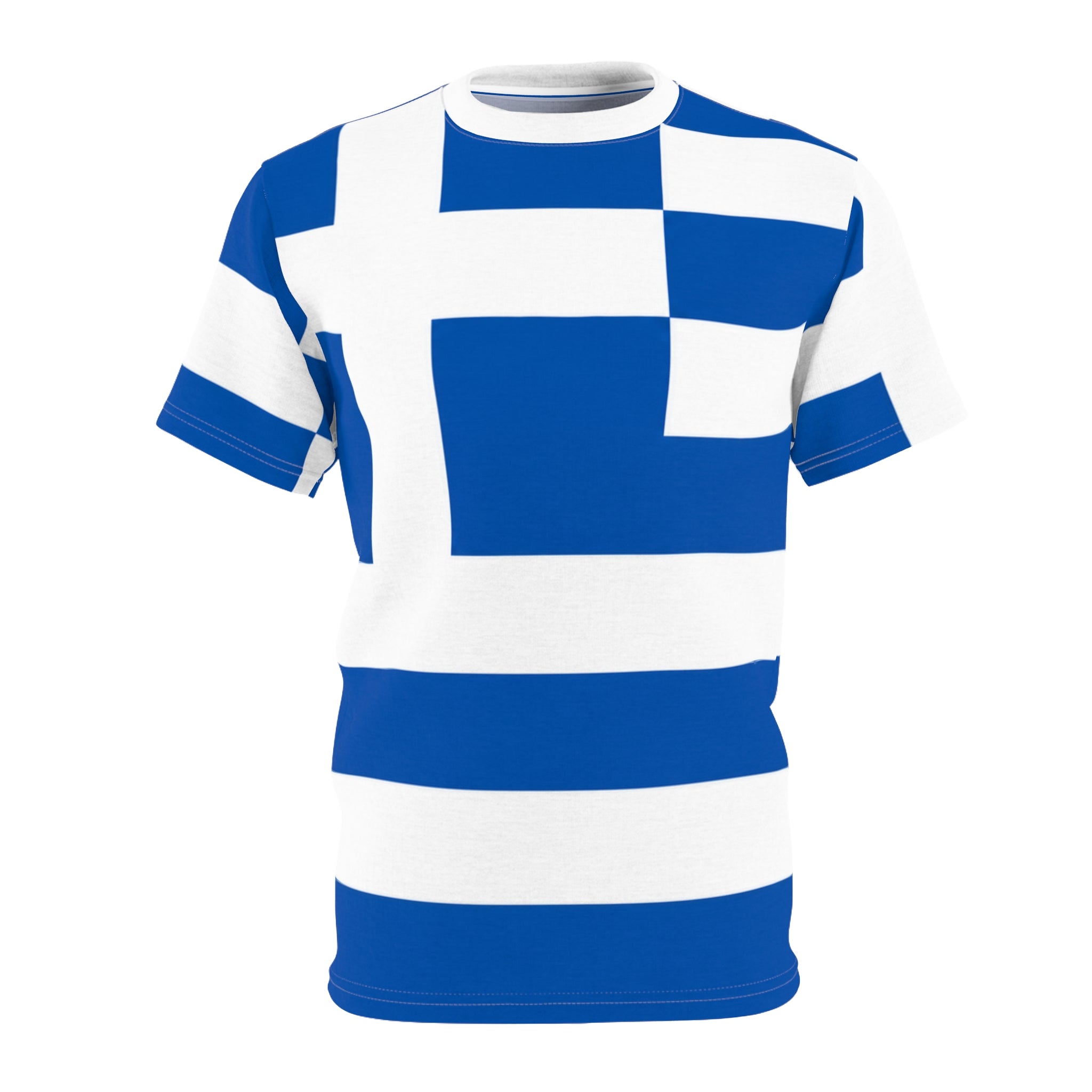 Greece Flag Tee - All-Over Print Greek Flag T-Shirt