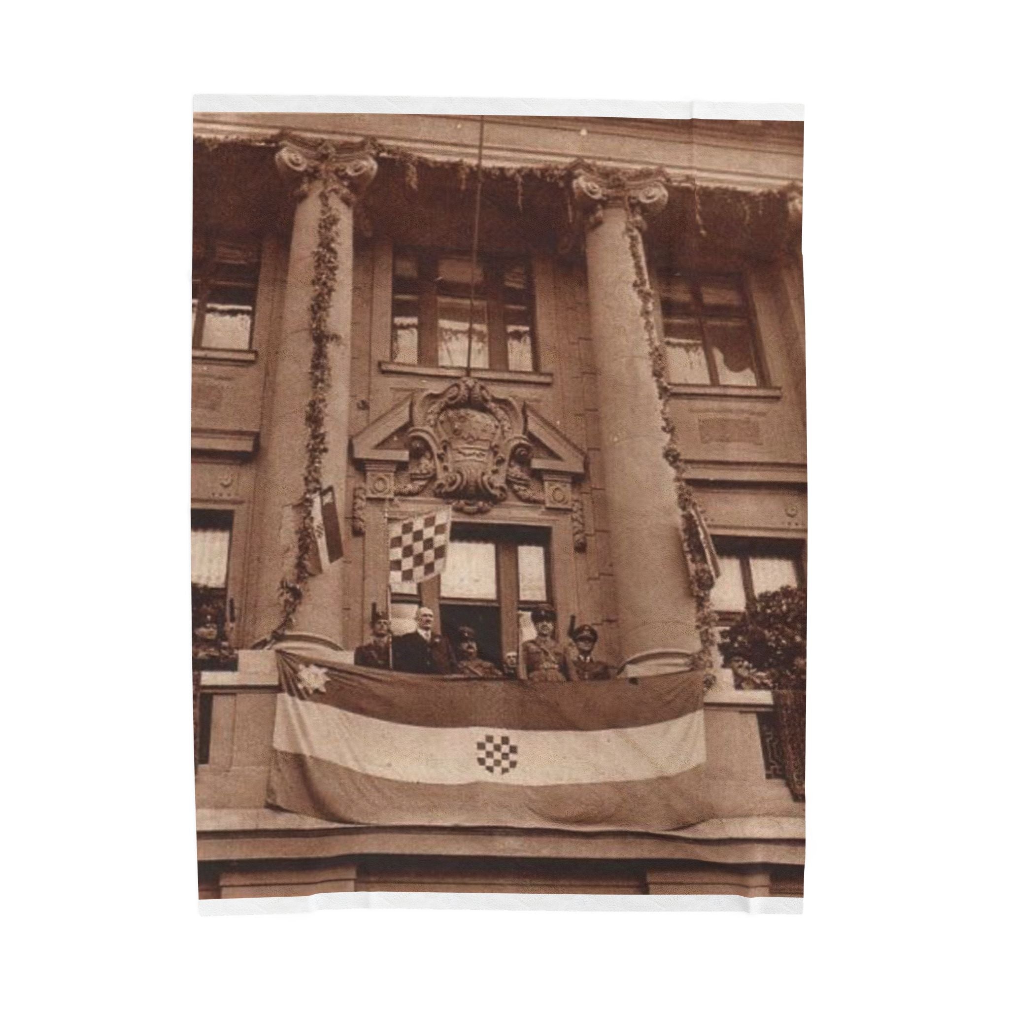 Velveteen Plush Blanket — POGLAVNIK ON THE BALCONY