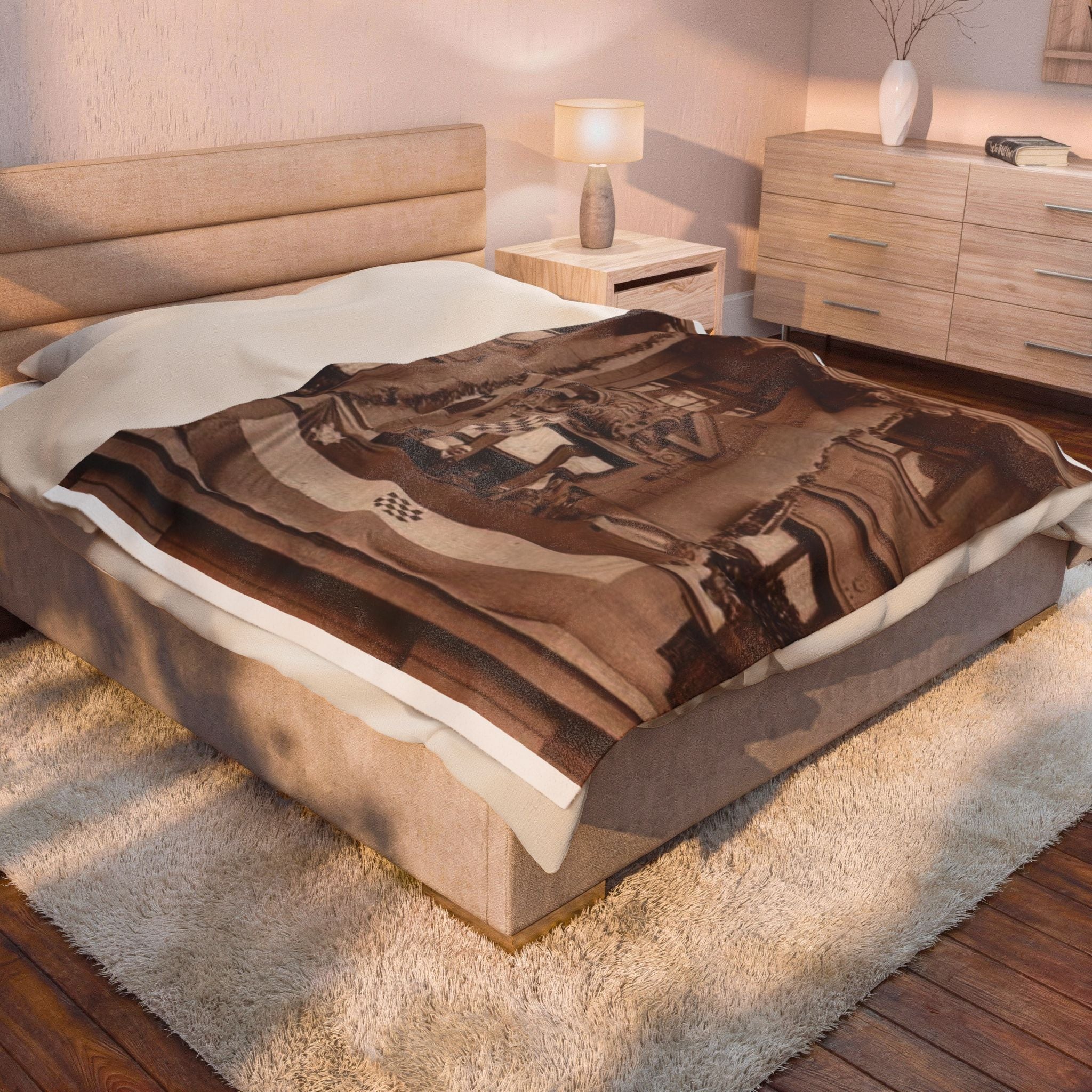 Velveteen Plush Blanket — POGLAVNIK ON THE BALCONY