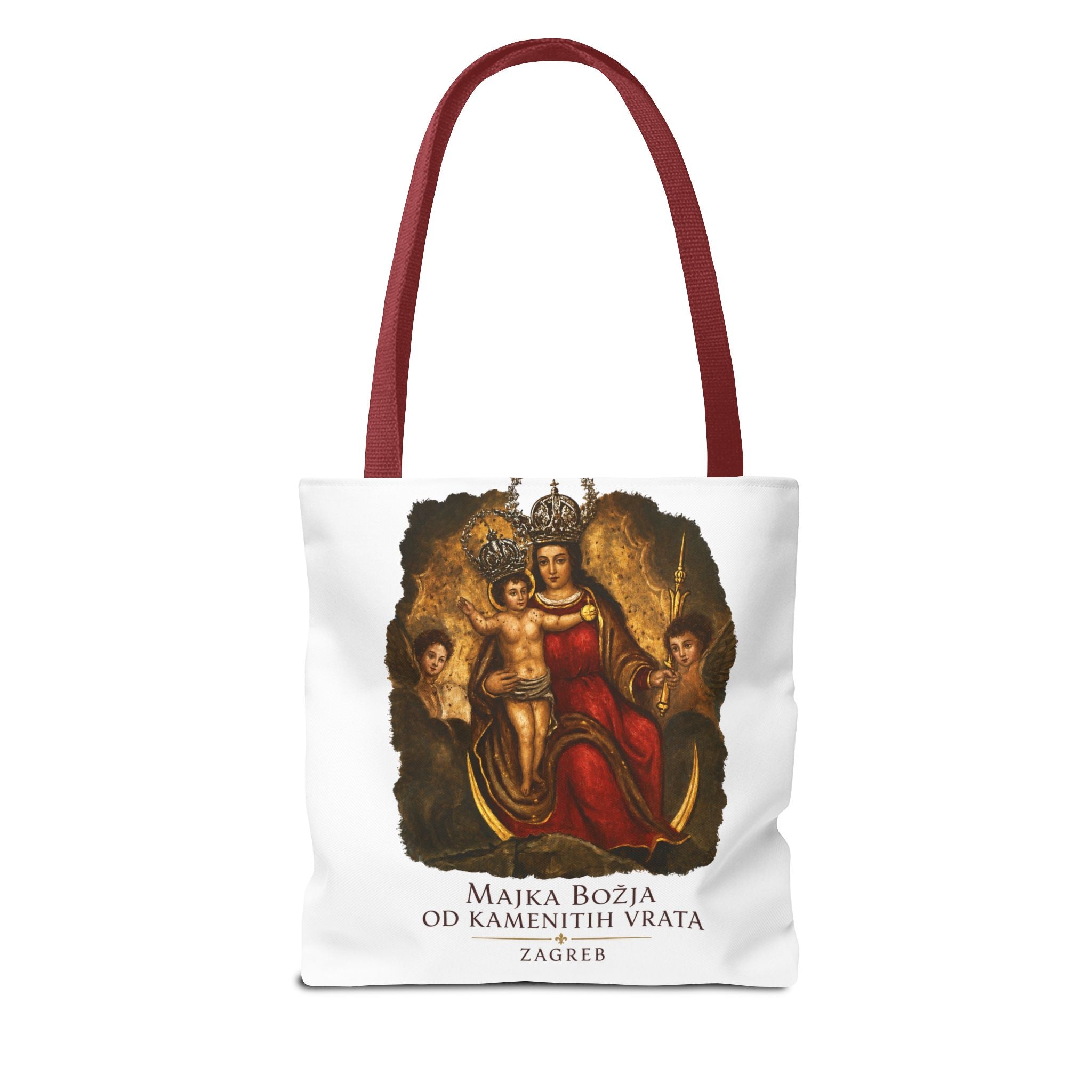 Madonna and Child Tote Bag — 'Majka Božja od Kamenitih Vrata' Zagreb Religious Art Tote