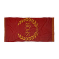 SPQR Laurel Beach Towel — Roman Empire Red & Gold Beach Towel