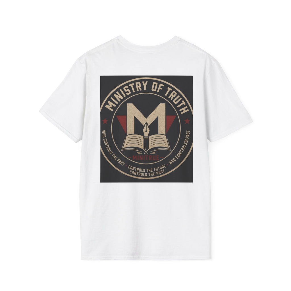 Ministry of Truth T-Shirt | Minitrue Emblem | Inspired by George Orwell’s 1984 | Dystopian Literary Apparel
