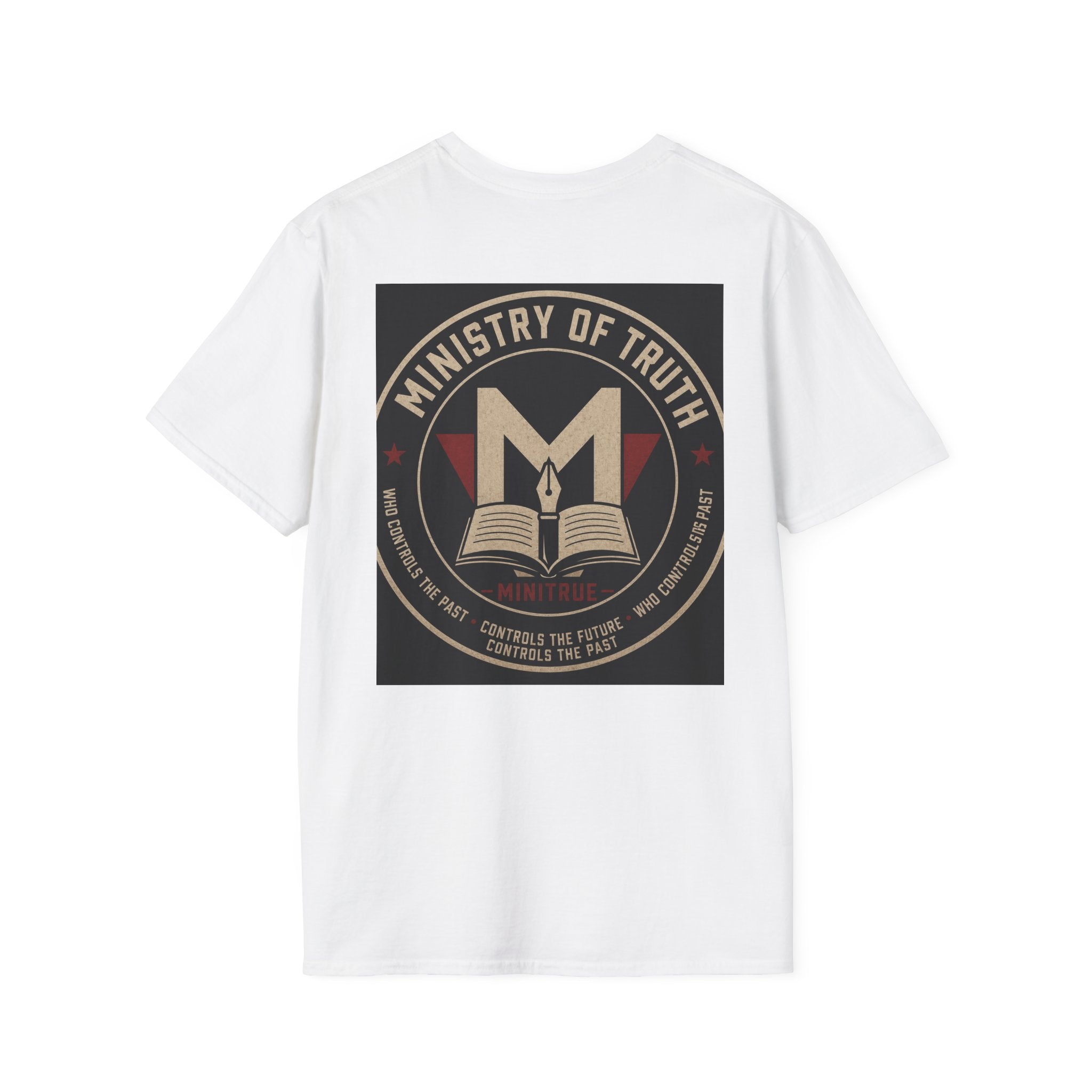 Ministry of Truth T-Shirt | Minitrue Emblem | Inspired by George Orwell’s 1984 | Dystopian Literary Apparel