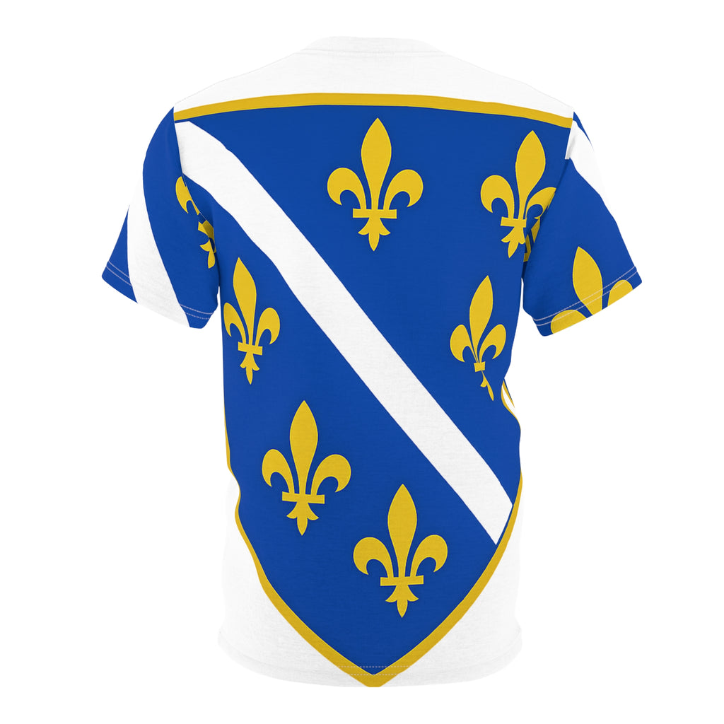 Bosnian Golden Lily Shield – Medieval Fleur-de-Lis Emblem