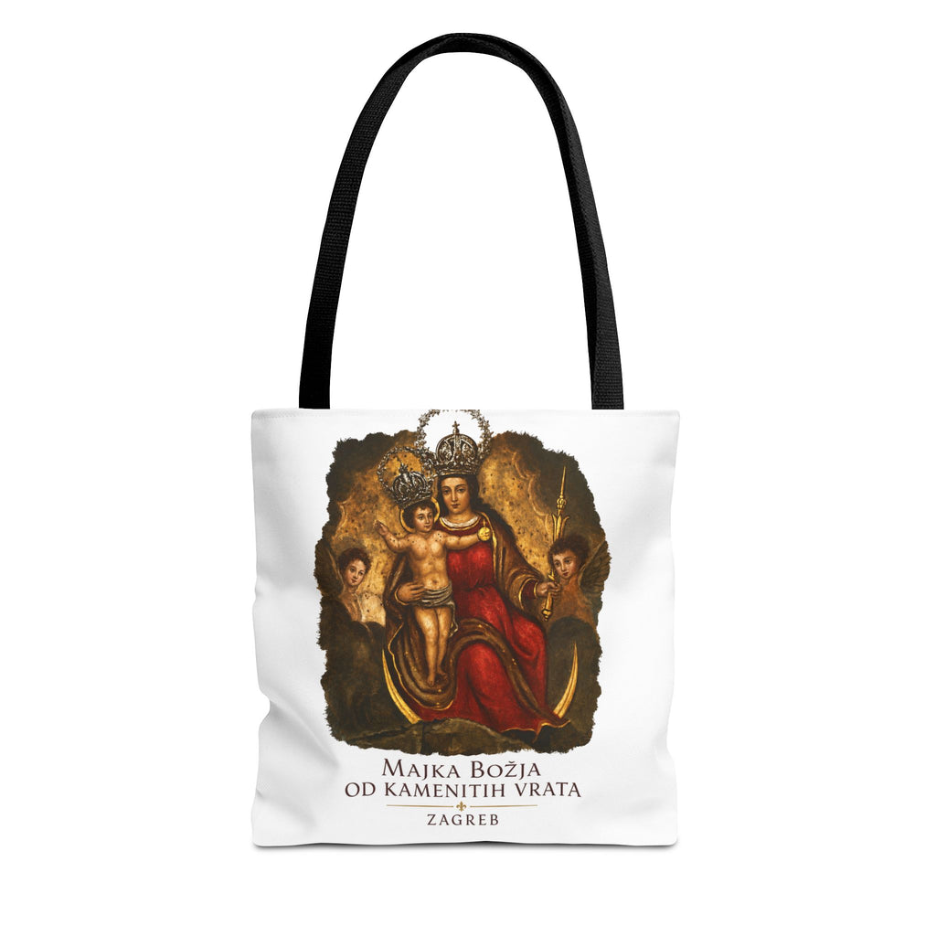 Madonna and Child Tote Bag — 'Majka Božja od Kamenitih Vrata' Zagreb Religious Art Tote