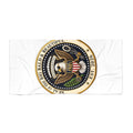 Big Bald & Beautiful™ Presidential Seal Beach Towel – Confidence Looks Good Anywhere