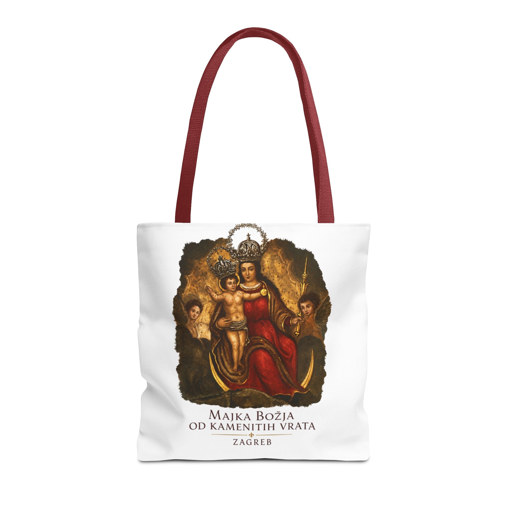 Madonna and Child Tote Bag — 'Majka Božja od Kamenitih Vrata' Zagreb Religious Art Tote