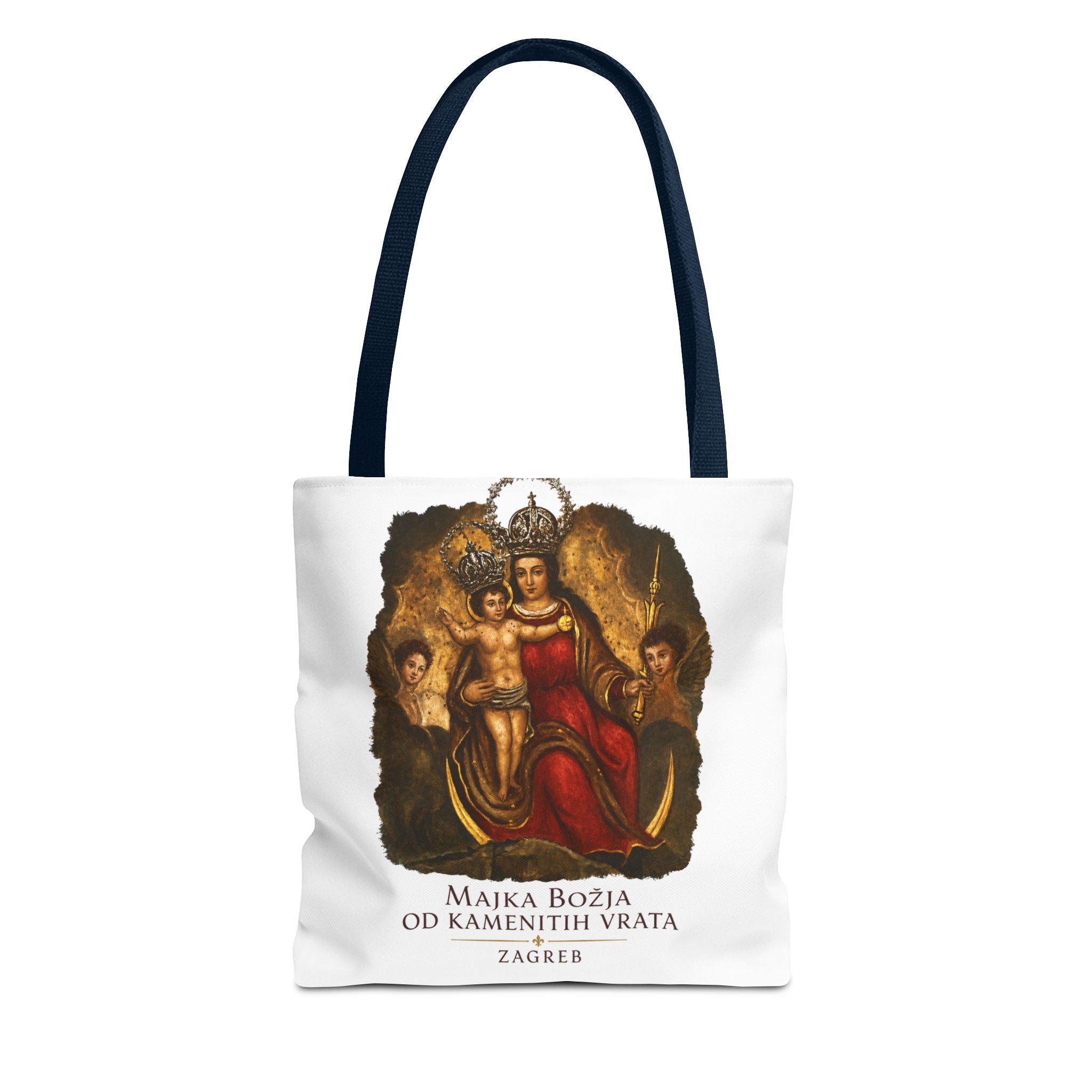 Madonna and Child Tote Bag — 'Majka Božja od Kamenitih Vrata' Zagreb Religious Art Tote