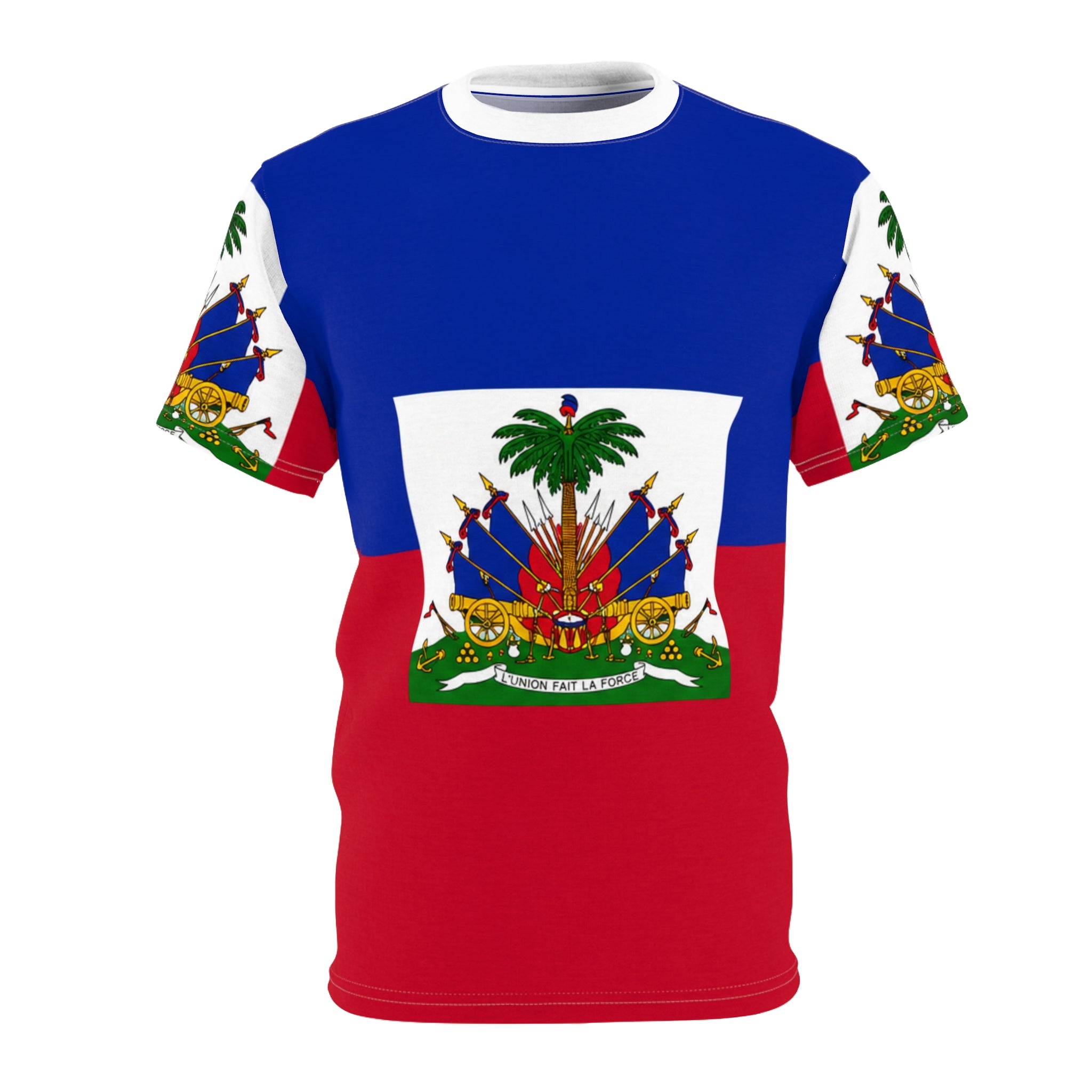 Haiti Flag  – Haitian Coat of Arms Patriotic Shirt