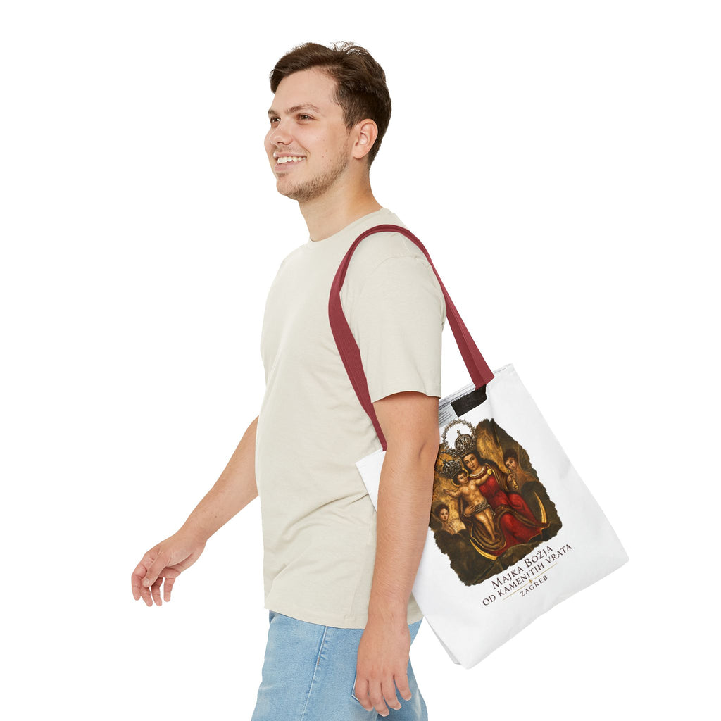 Madonna and Child Tote Bag — 'Majka Božja od Kamenitih Vrata' Zagreb Religious Art Tote