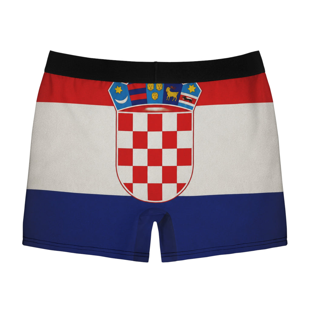 Croatia Flag Boxer Briefs – Men’s All-Over-Print National Pride Underwear