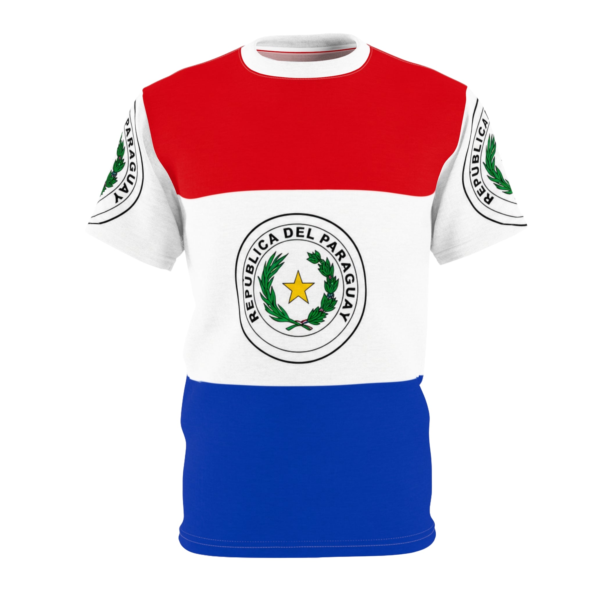 Paraguay Flag T-Shirt — República del Paraguay All-Over Print Tee