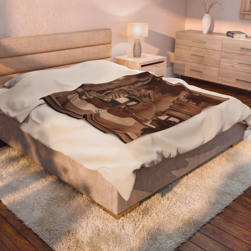 Velveteen Plush Blanket — POGLAVNIK ON THE BALCONY