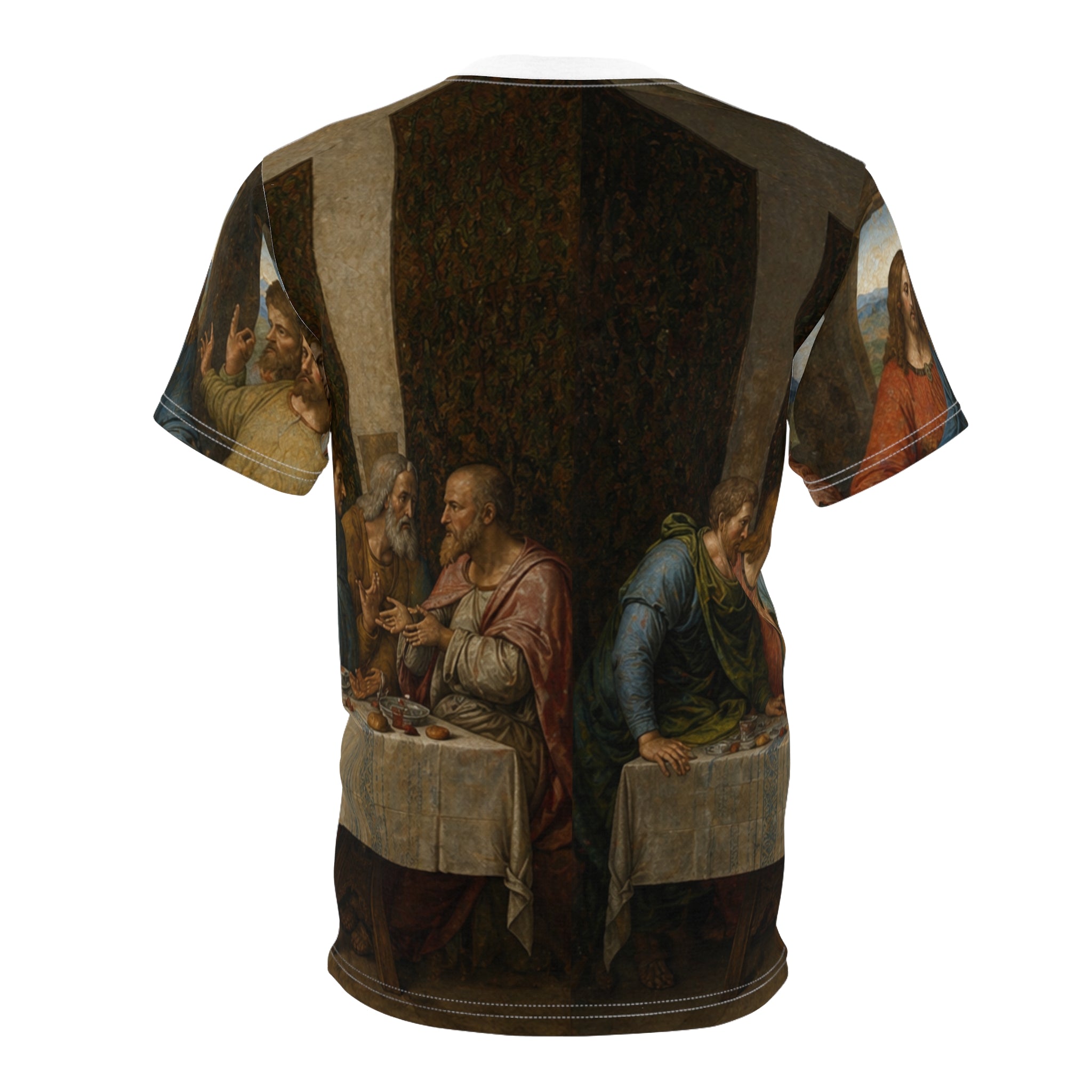 All-Over Print Religious Tee — The Last Supper Art Shirt