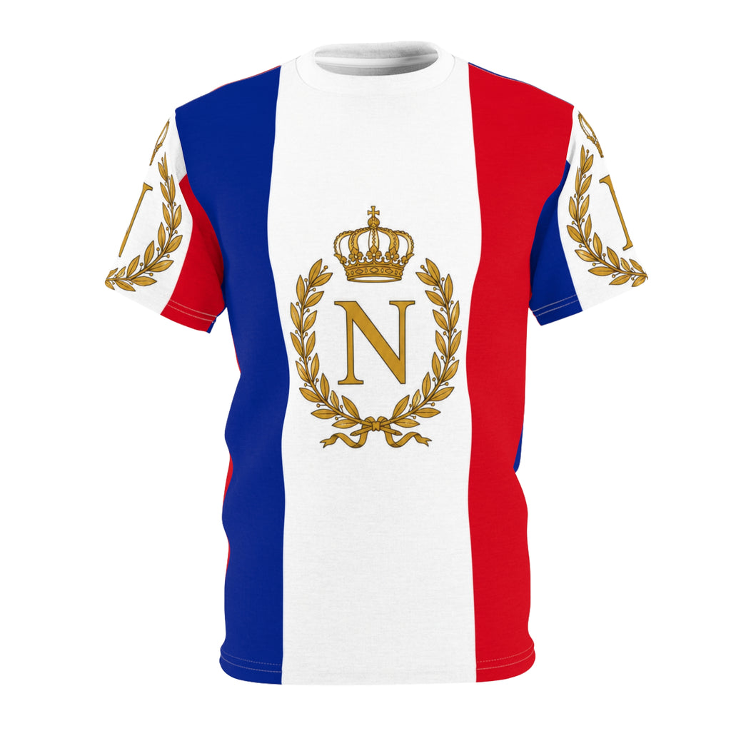 France Imperial Flag | Napoleon Edition  — French Tricolor Crowned Monogram Shirt