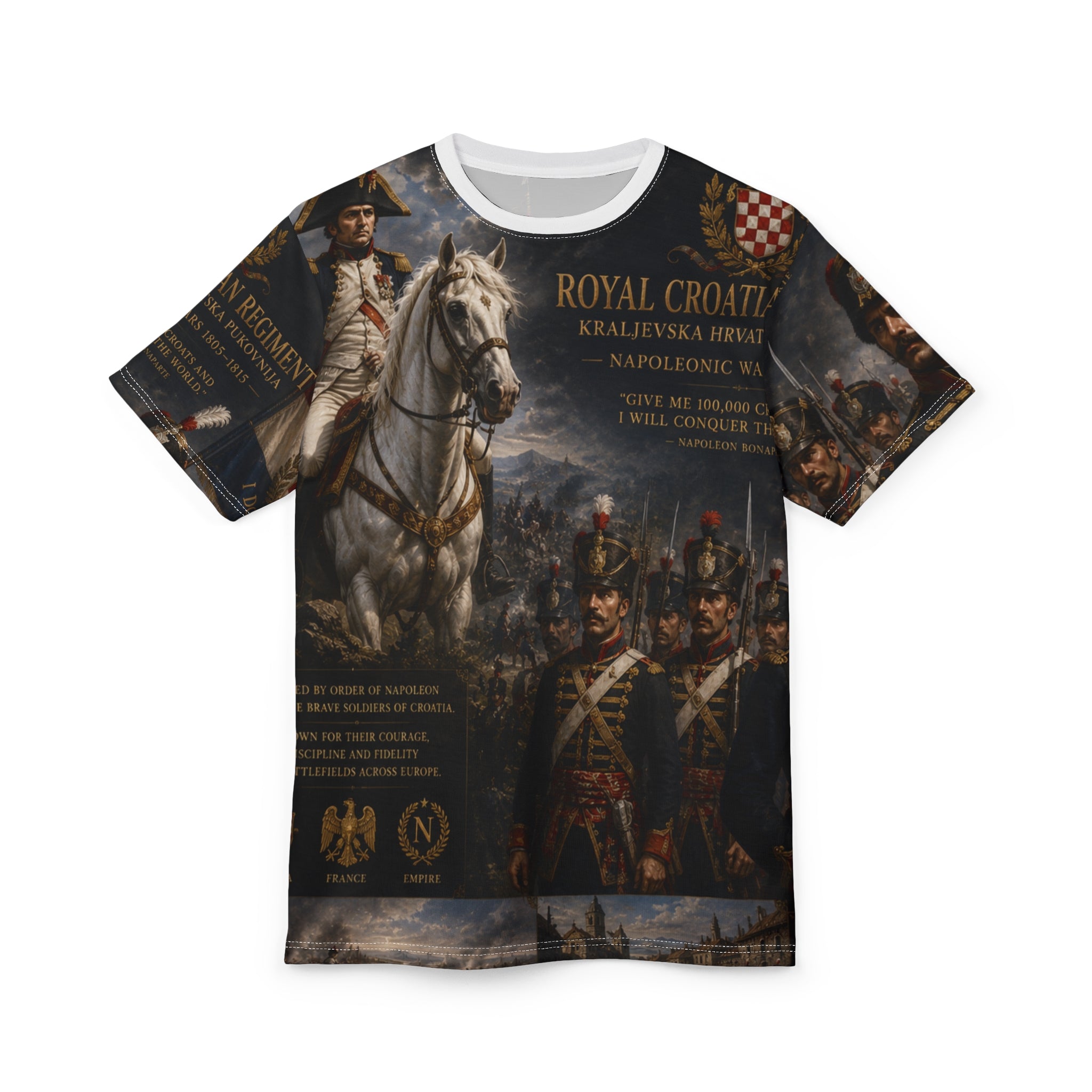 Royal Croatian Regiment Napoleonic War Graphic Tee