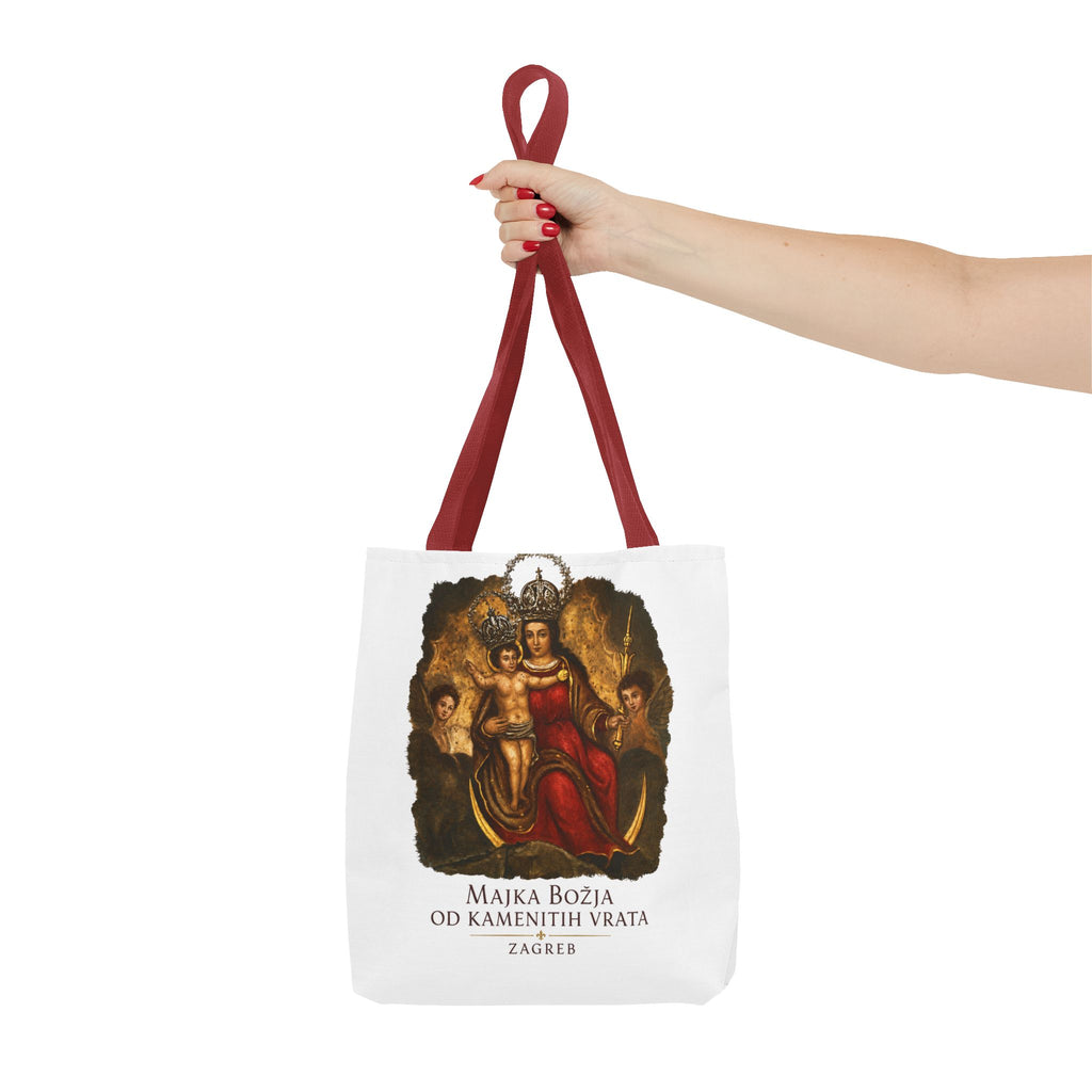 Madonna and Child Tote Bag — 'Majka Božja od Kamenitih Vrata' Zagreb Religious Art Tote