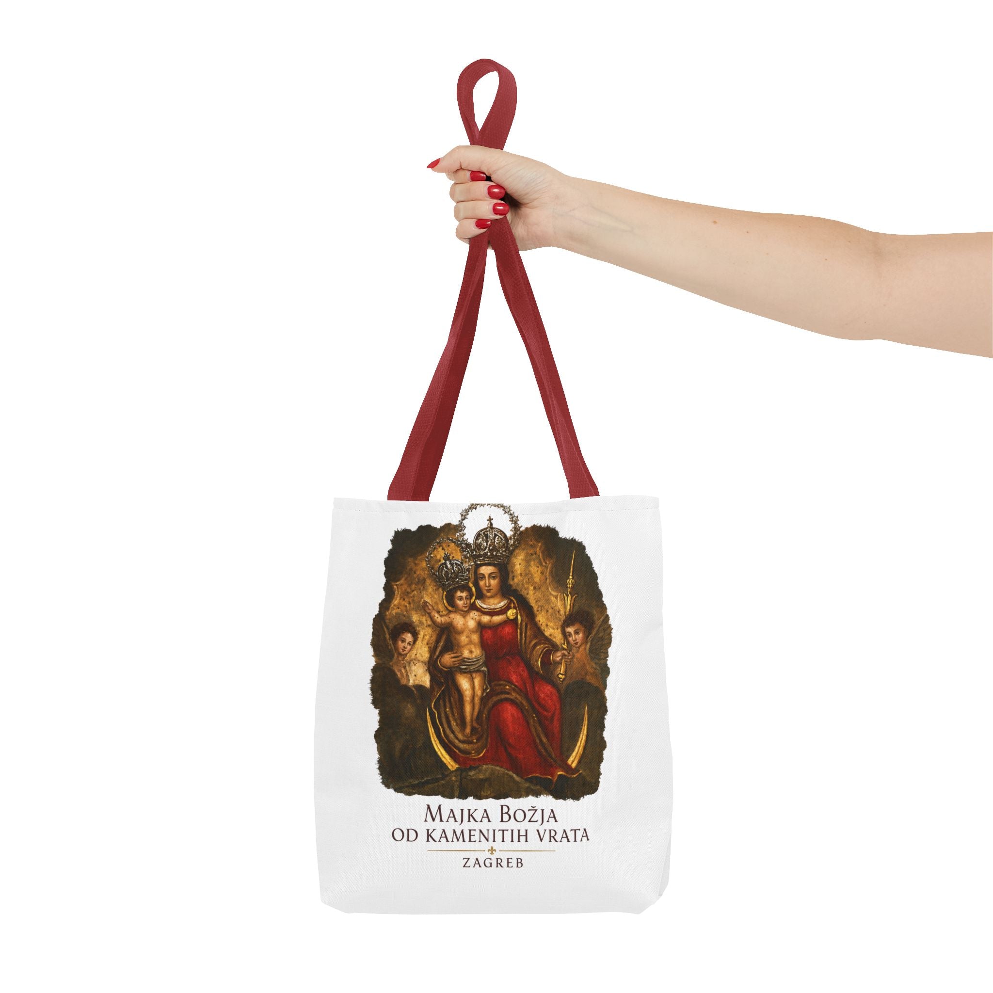 Madonna and Child Tote Bag — 'Majka Božja od Kamenitih Vrata' Zagreb Religious Art Tote