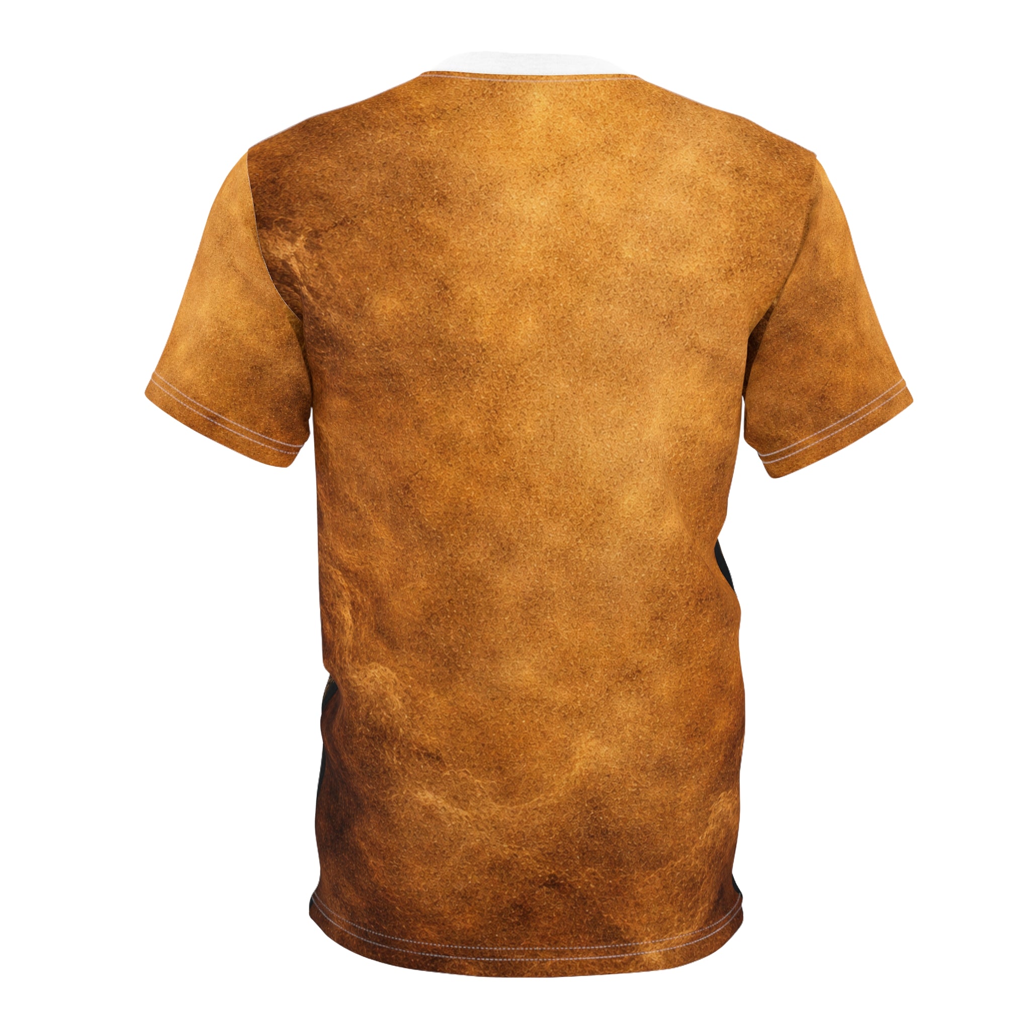 Alexander Warrior Graphic Tee — Vintage Greek Myth Bust All-Over Print