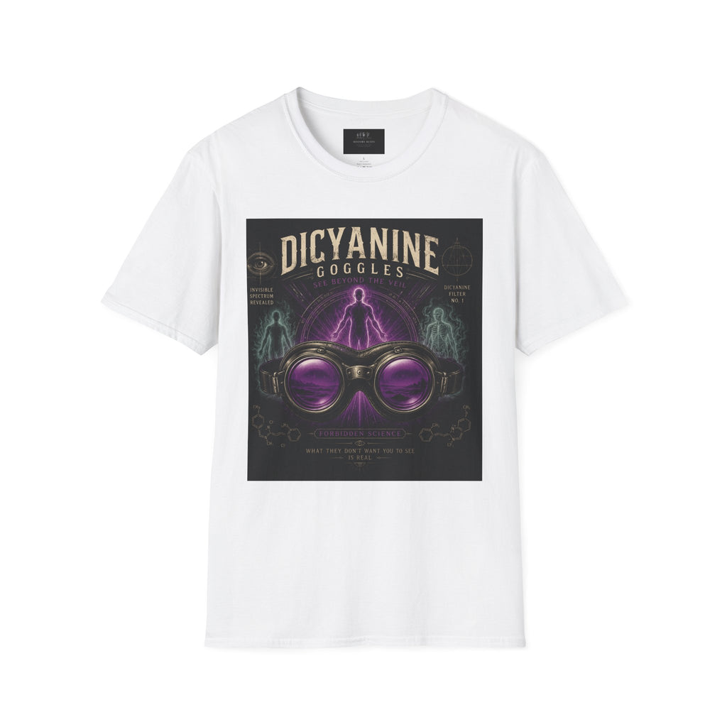 Dicyanin Goggles – See Beyond the Veil | Forbidden History T-Shirt