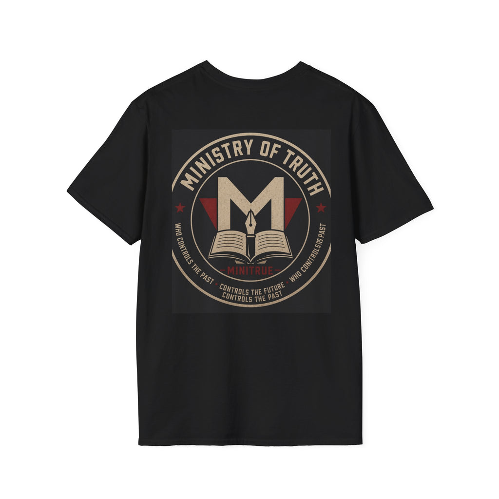 Ministry of Truth T-Shirt | Minitrue Emblem | Inspired by George Orwell’s 1984 | Dystopian Literary Apparel