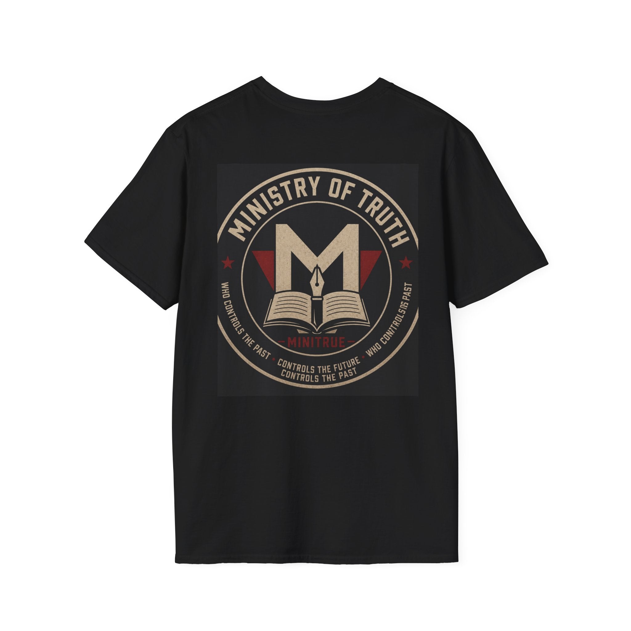 Ministry of Truth T-Shirt | Minitrue Emblem | Inspired by George Orwell’s 1984 | Dystopian Literary Apparel