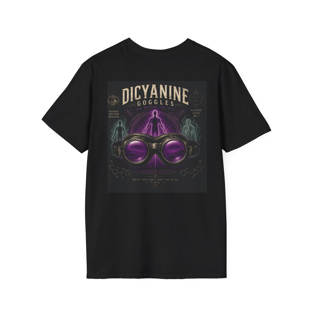 Dicyanin Goggles – See Beyond the Veil | Forbidden History T-Shirt