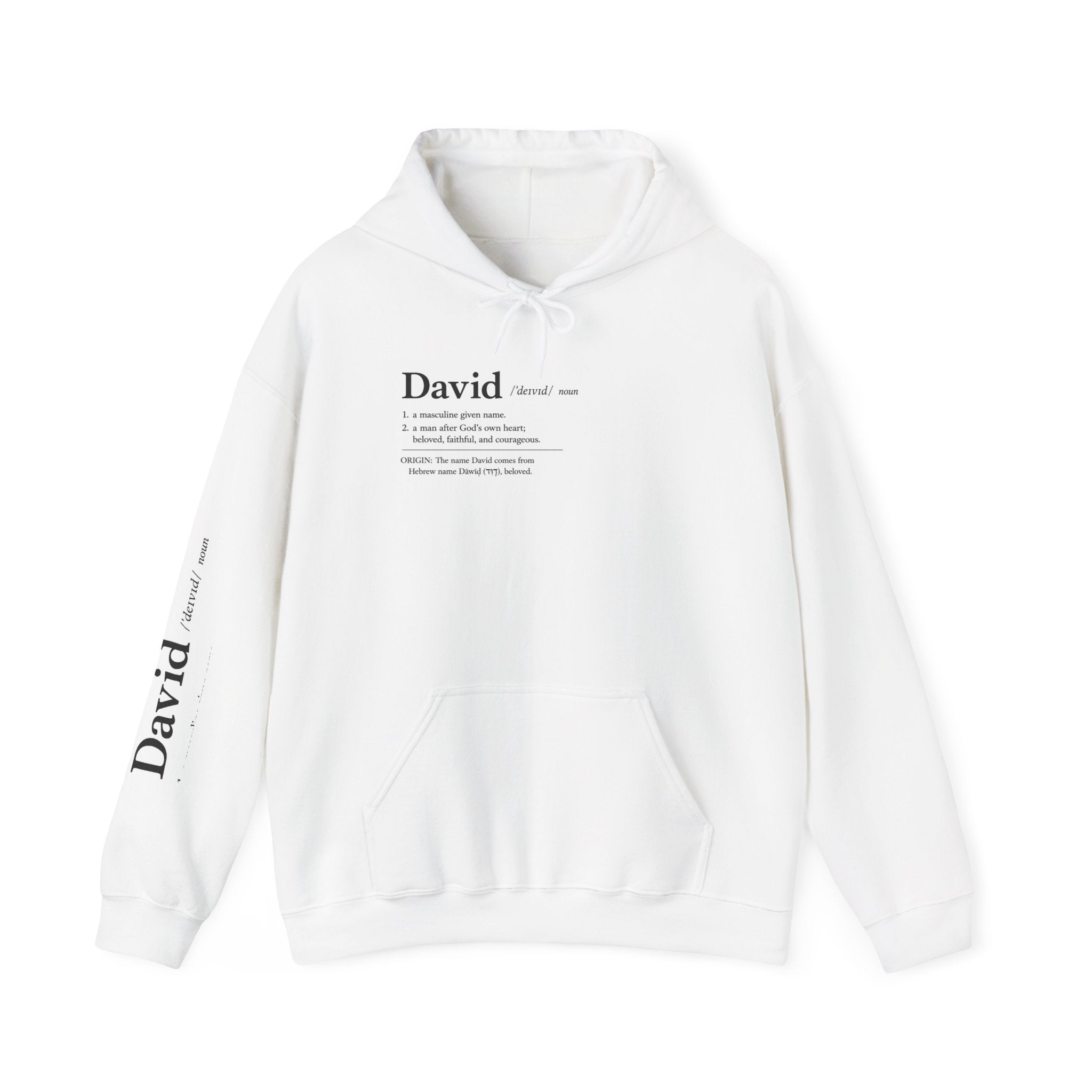 David Name Meaning Poster | Biblical Name Definition Print | Hebrew Name Origin | King David Wall Art | Personalized Name Gift | Dictionary Style Printable