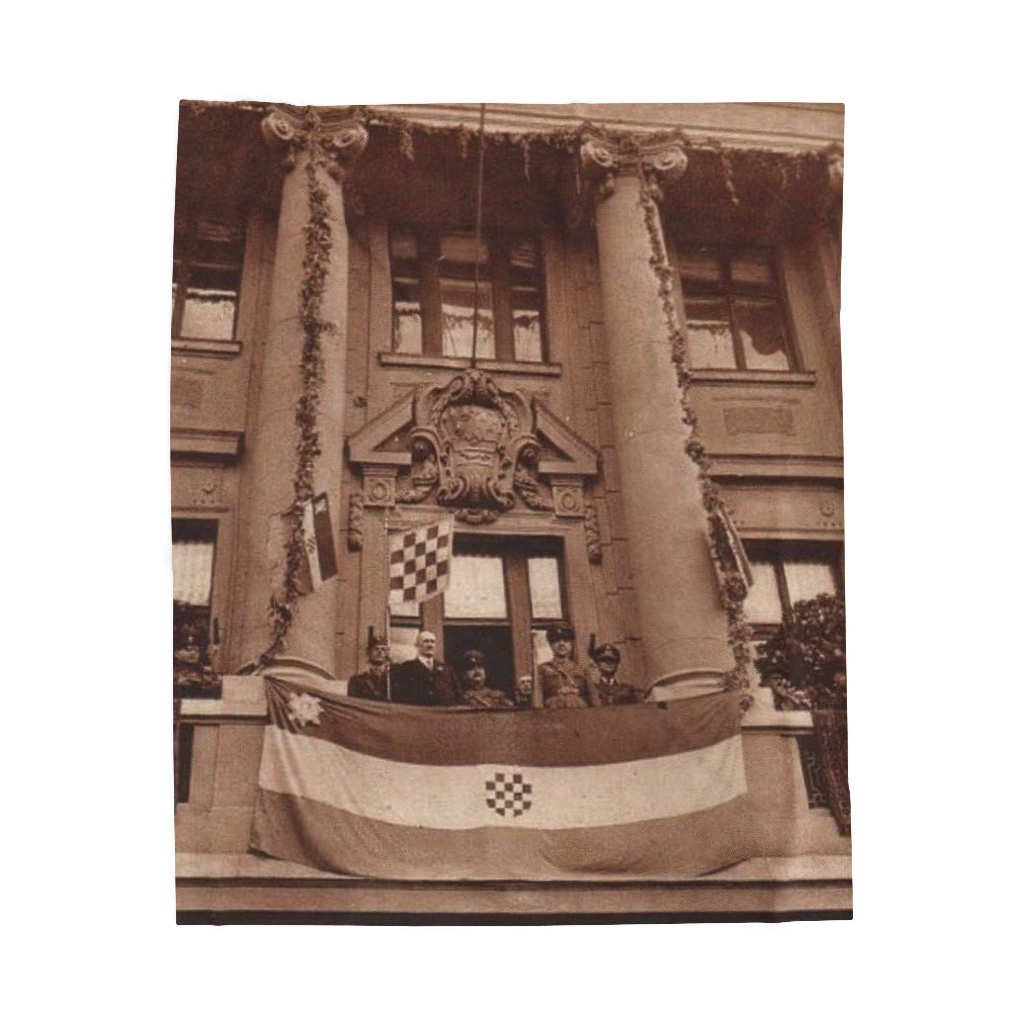 Velveteen Plush Blanket — POGLAVNIK ON THE BALCONY
