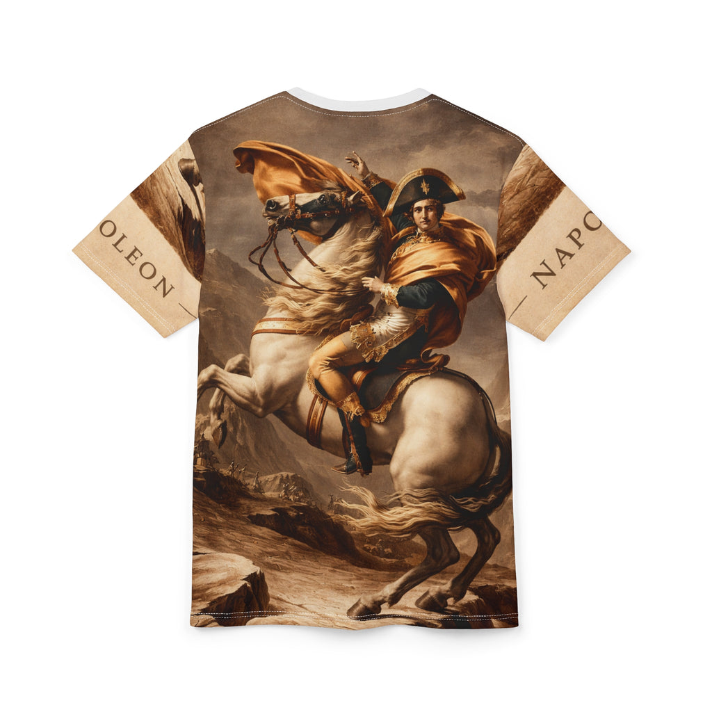 Napoleon Crossing the Alps Tee — Vintage Historical Art All-Over Print Shirt