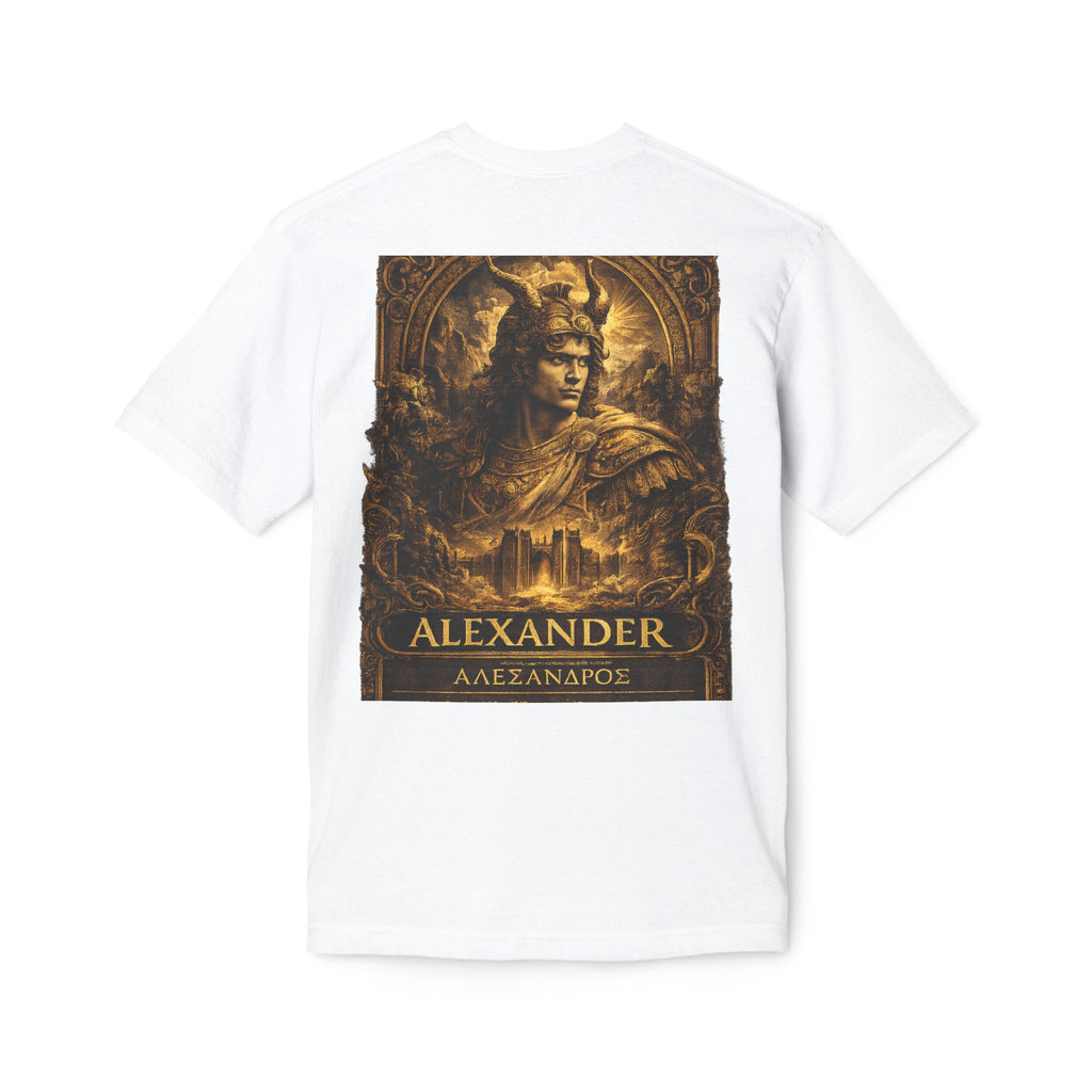 Alexander Warrior T-Shirt — Vintage Greek Hero Graphic