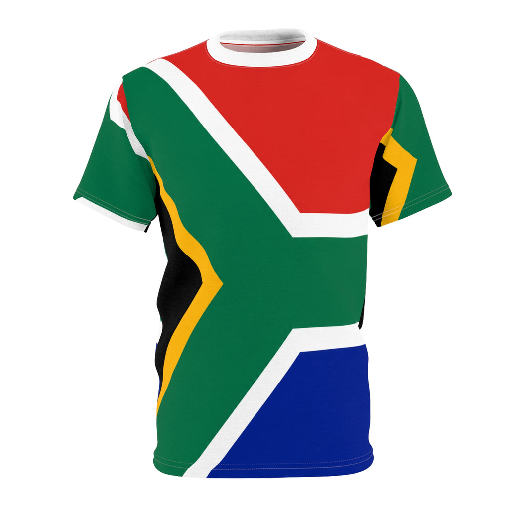 South Africa Flag T‑Shirt — All-Over Print Patriotic Tee