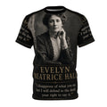 Evelyn Beatrice Hall Portrait Tee — "I disapprove of what you say, but I will defend to the death your right to say it."