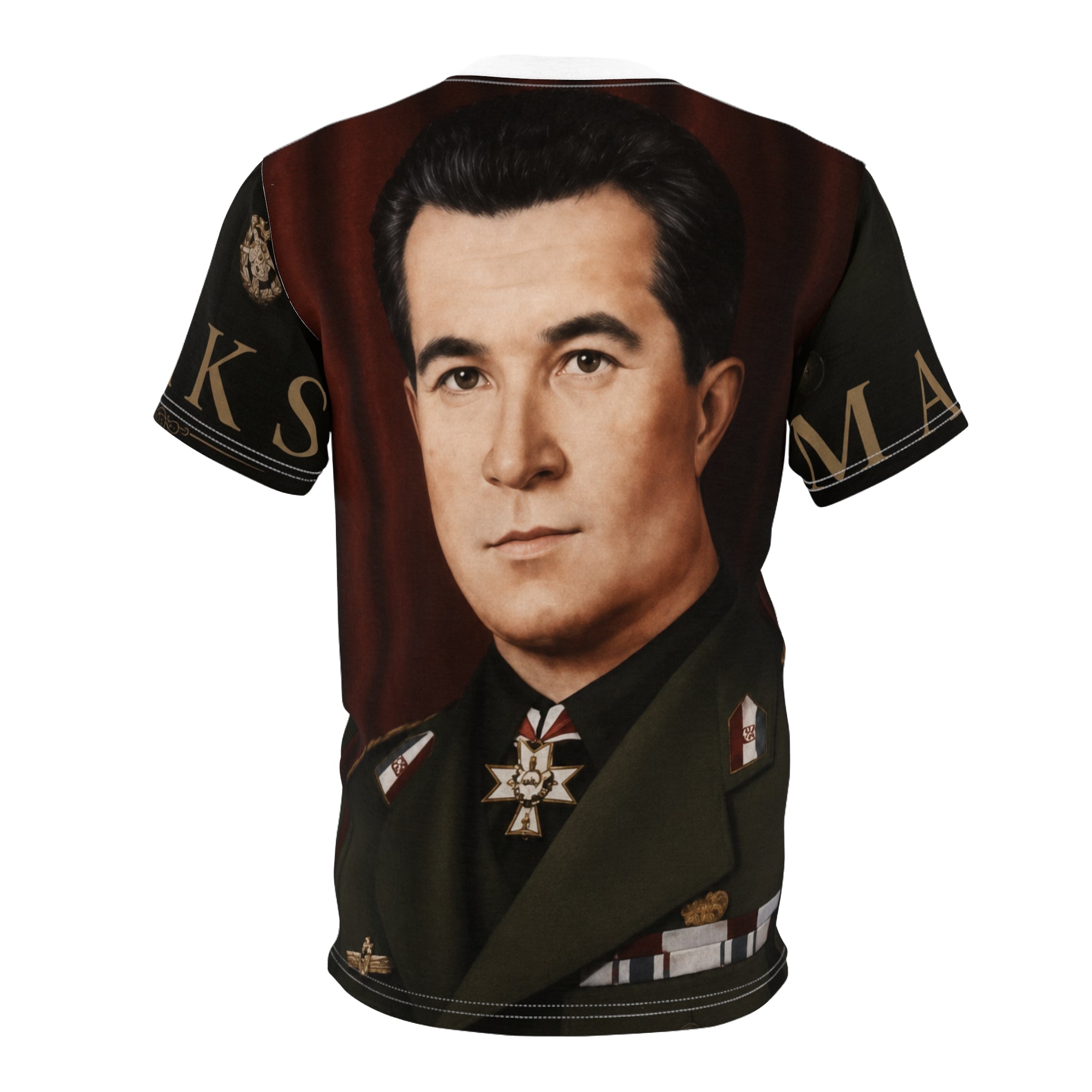 MAKS- Vintage Officer Photo All-Over Print