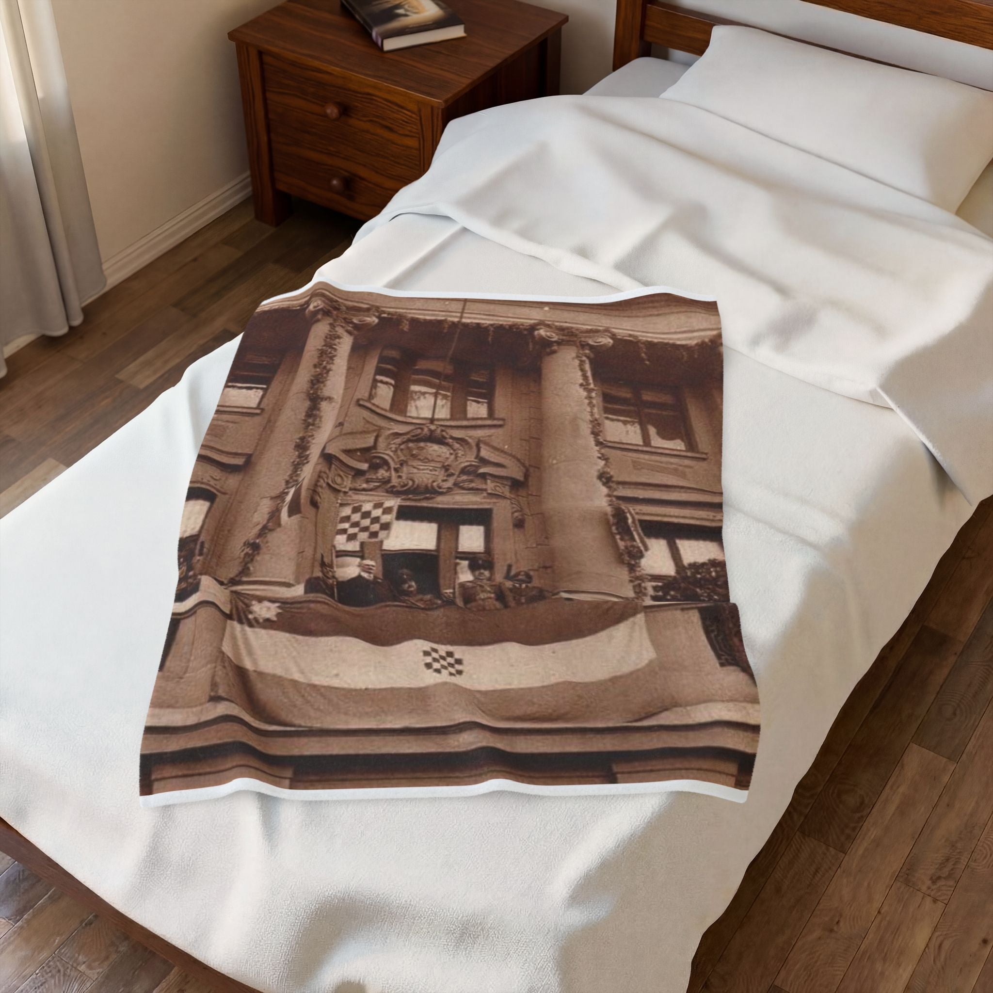 Velveteen Plush Blanket — POGLAVNIK ON THE BALCONY