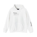 Thomas Personalized Name Hoodie | Minimalist Dictionary Style | Biblical Name Meaning | Hebrew Origin | Christian Gift | Custom Name Apparel