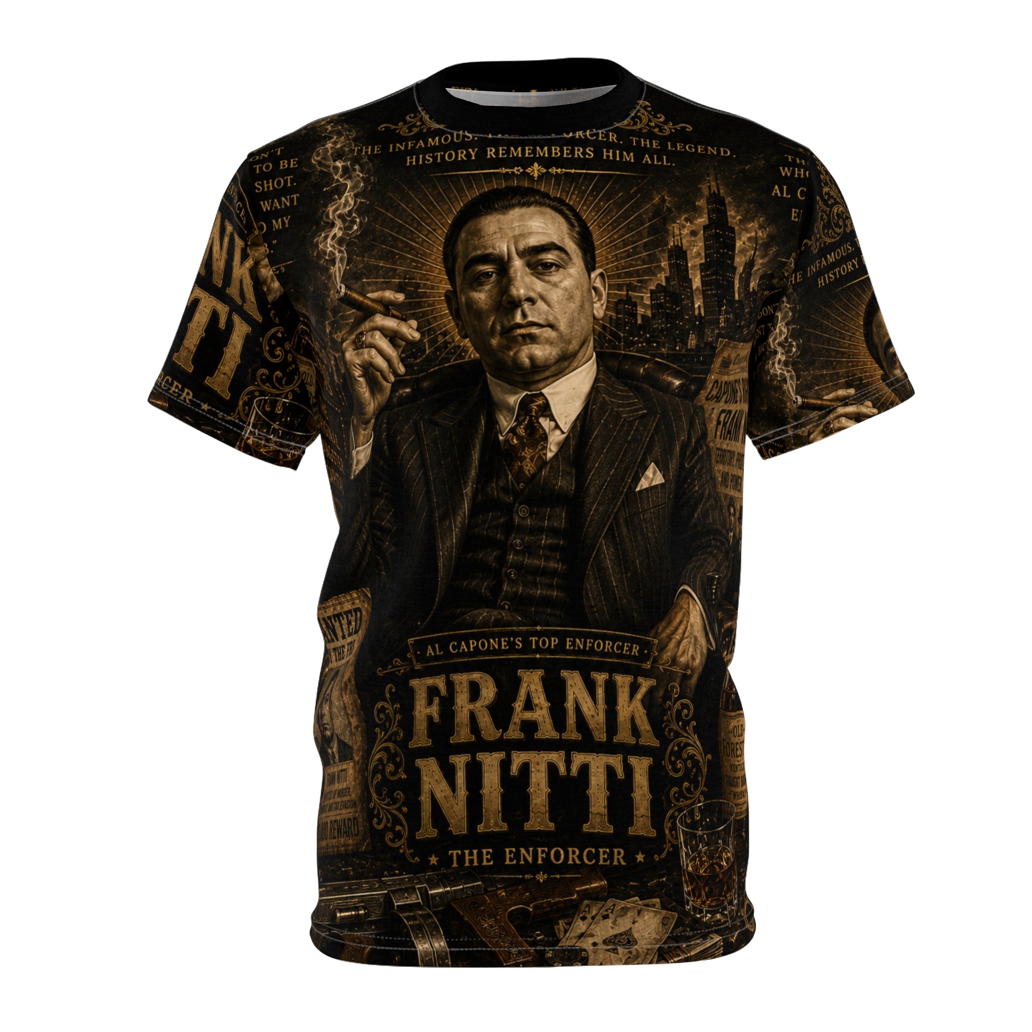 'Frank Nitti The Enforcer' Graphic Shirt