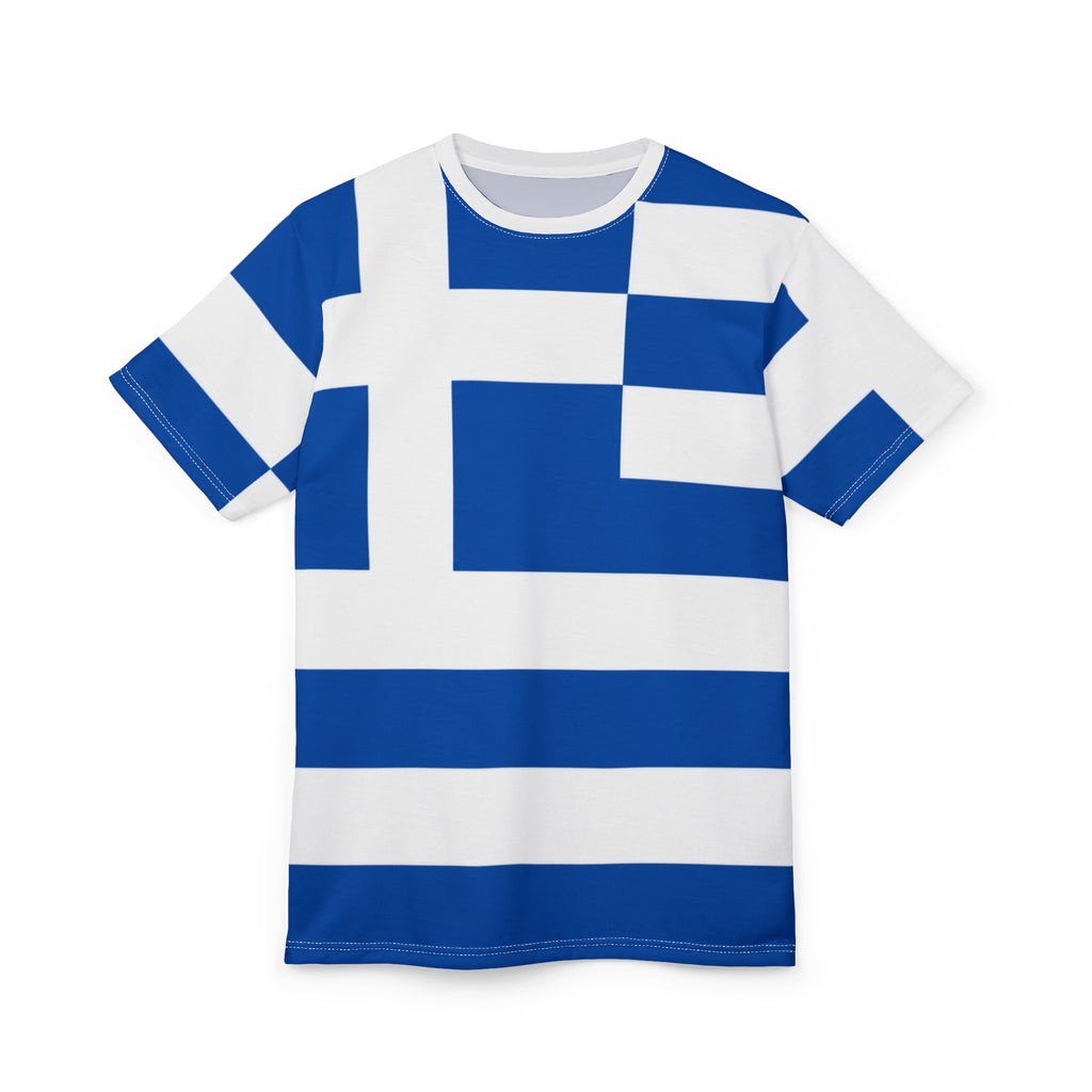 Greece Flag Tee - All-Over Print Greek Flag T-Shirt