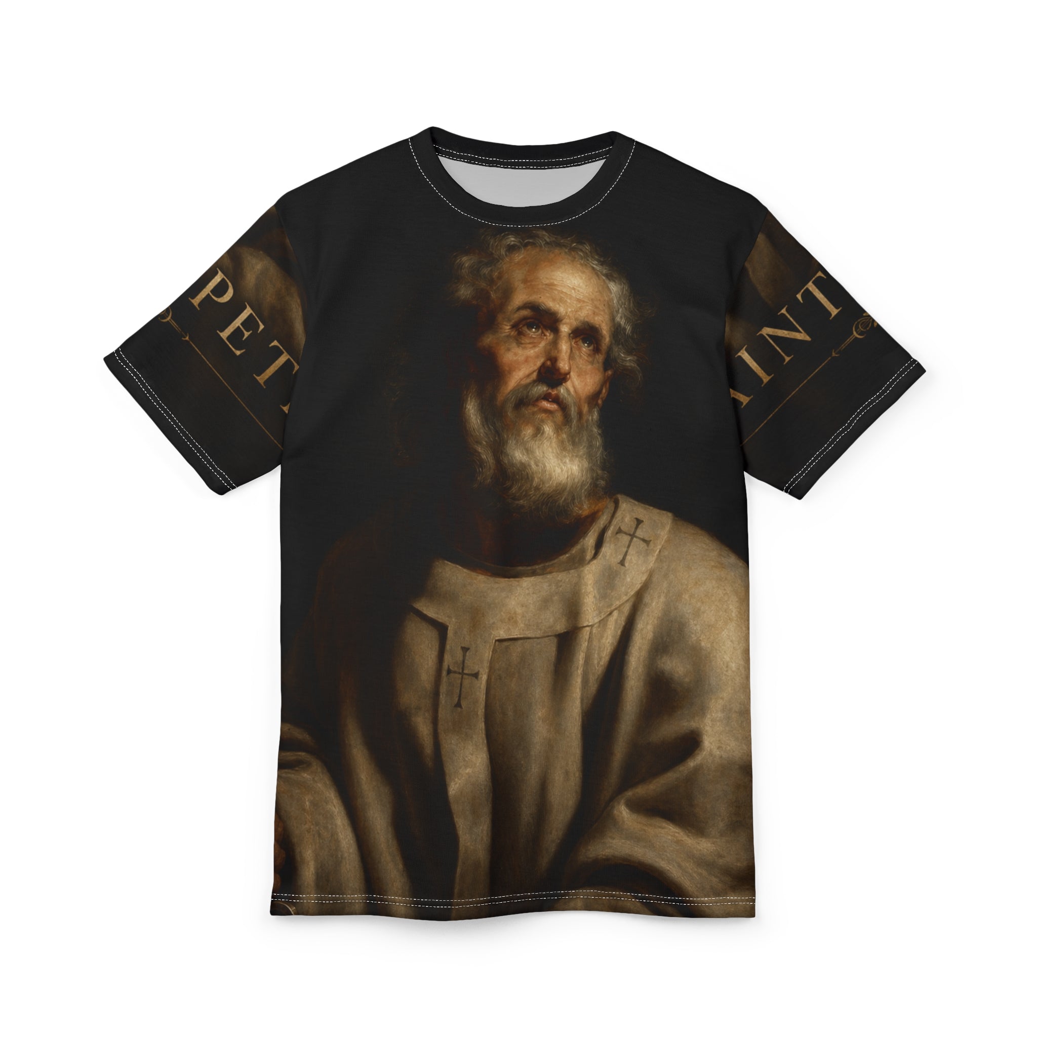 Saint Peter — The Rock of the Church— Renaissance Religious Art T-Shirt
