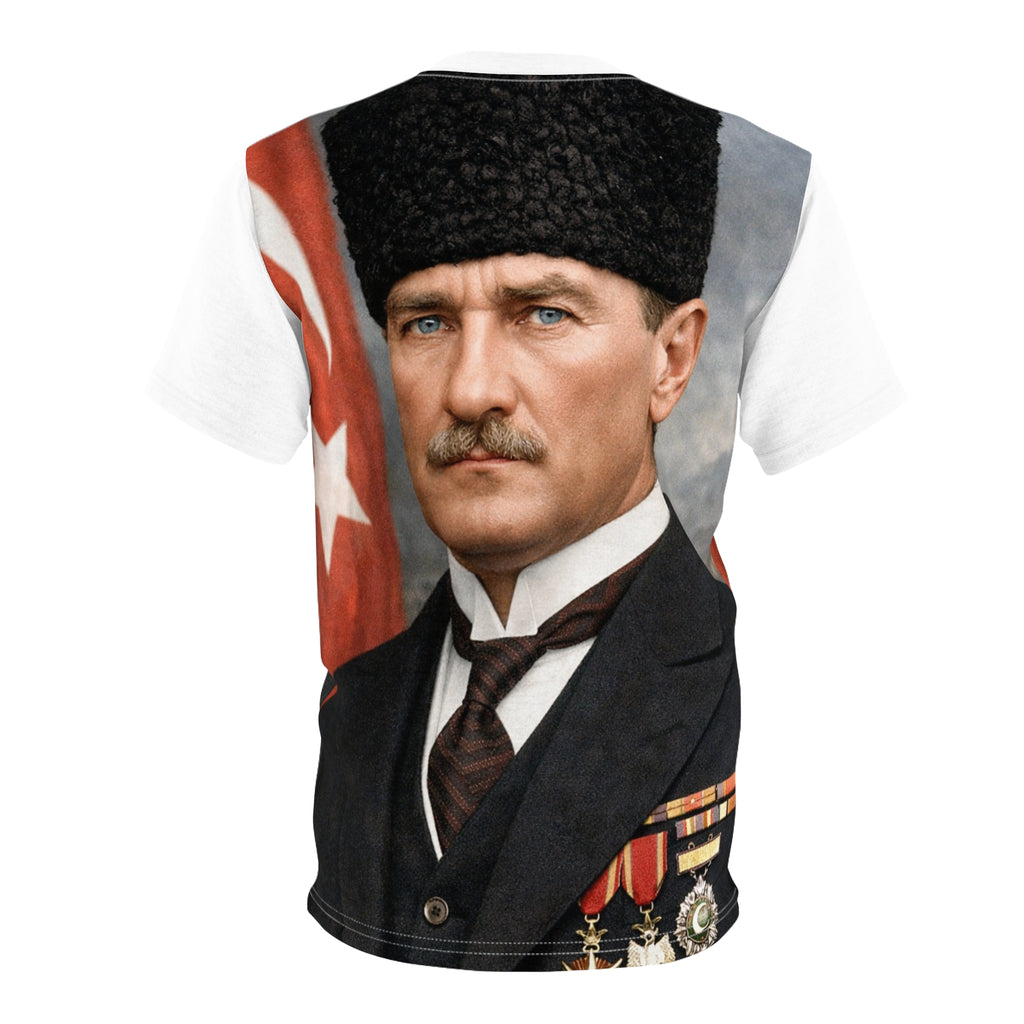 Atatürk Portrait Tee – Turkish Flag Fullprint Cut & Sew Shirt