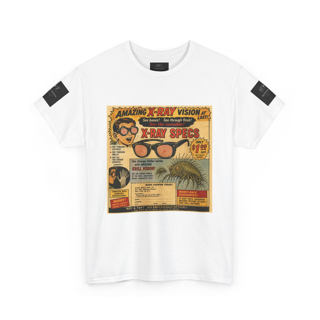 Vintage Comic Ad T‑Shirt — "Amazing X-Ray Vision" Graphic Tee  X-Ray Specs  | Forbidden History