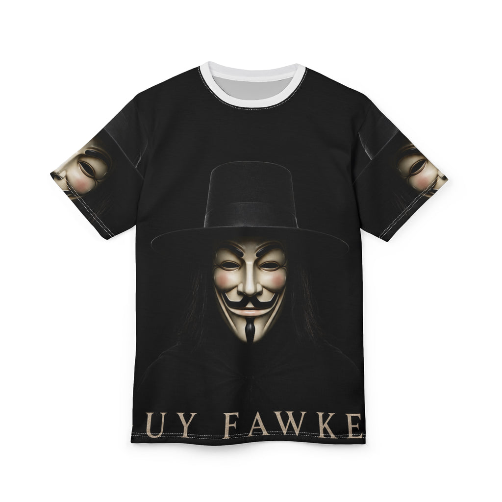 Guy Fawkes  -Gun Powder Plot -Mask All-Over Print Tee