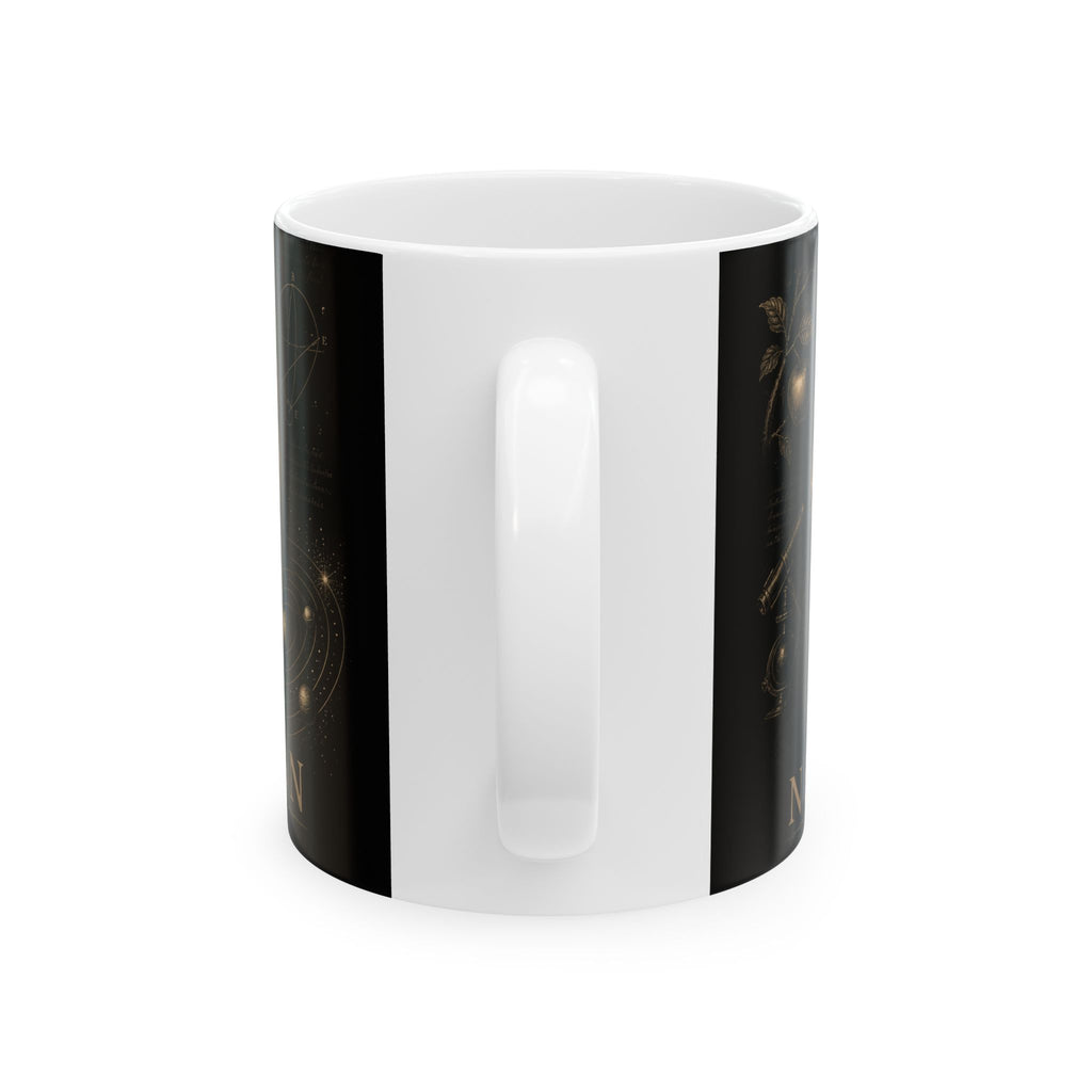 Newton Portrait Ceramic Mug — Vintage Scientist Coffee Cup (11oz/15oz)