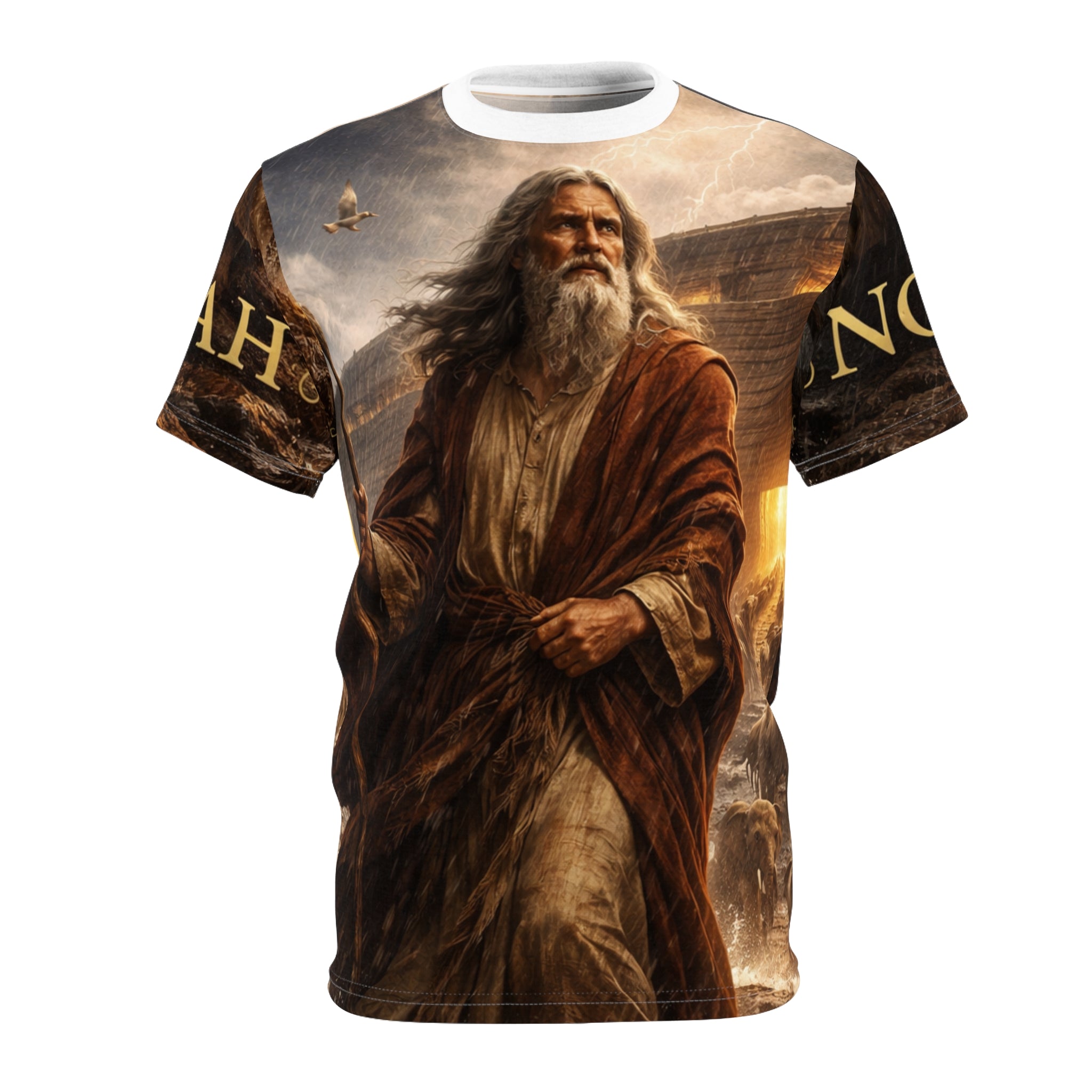 Noah – The Ark of Salvation | Biblical Legend Wrap-Around Tee