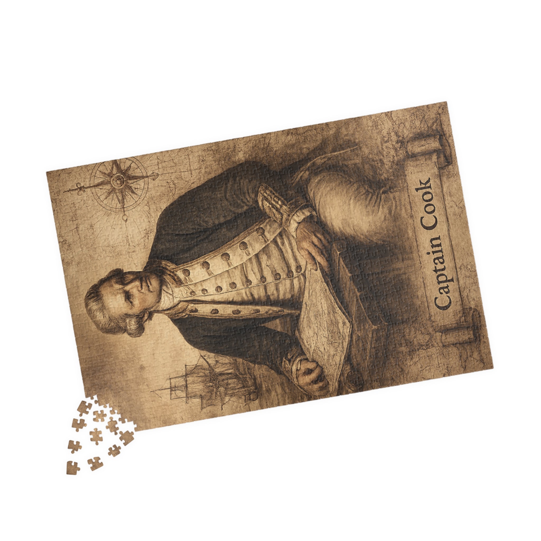 Captain James Cook Puzzle (110, 252, 520, 1014-piece)