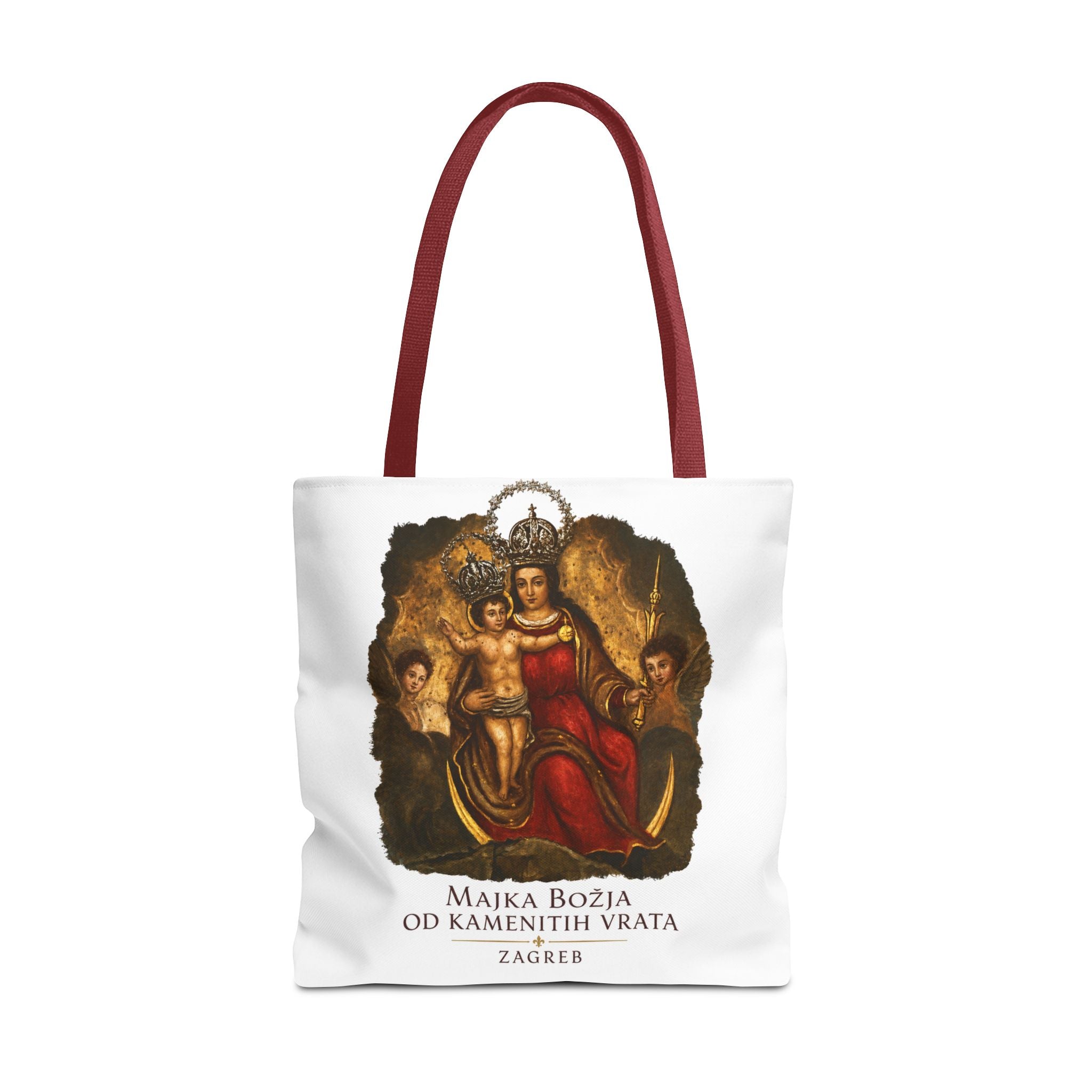Madonna and Child Tote Bag — 'Majka Božja od Kamenitih Vrata' Zagreb Religious Art Tote